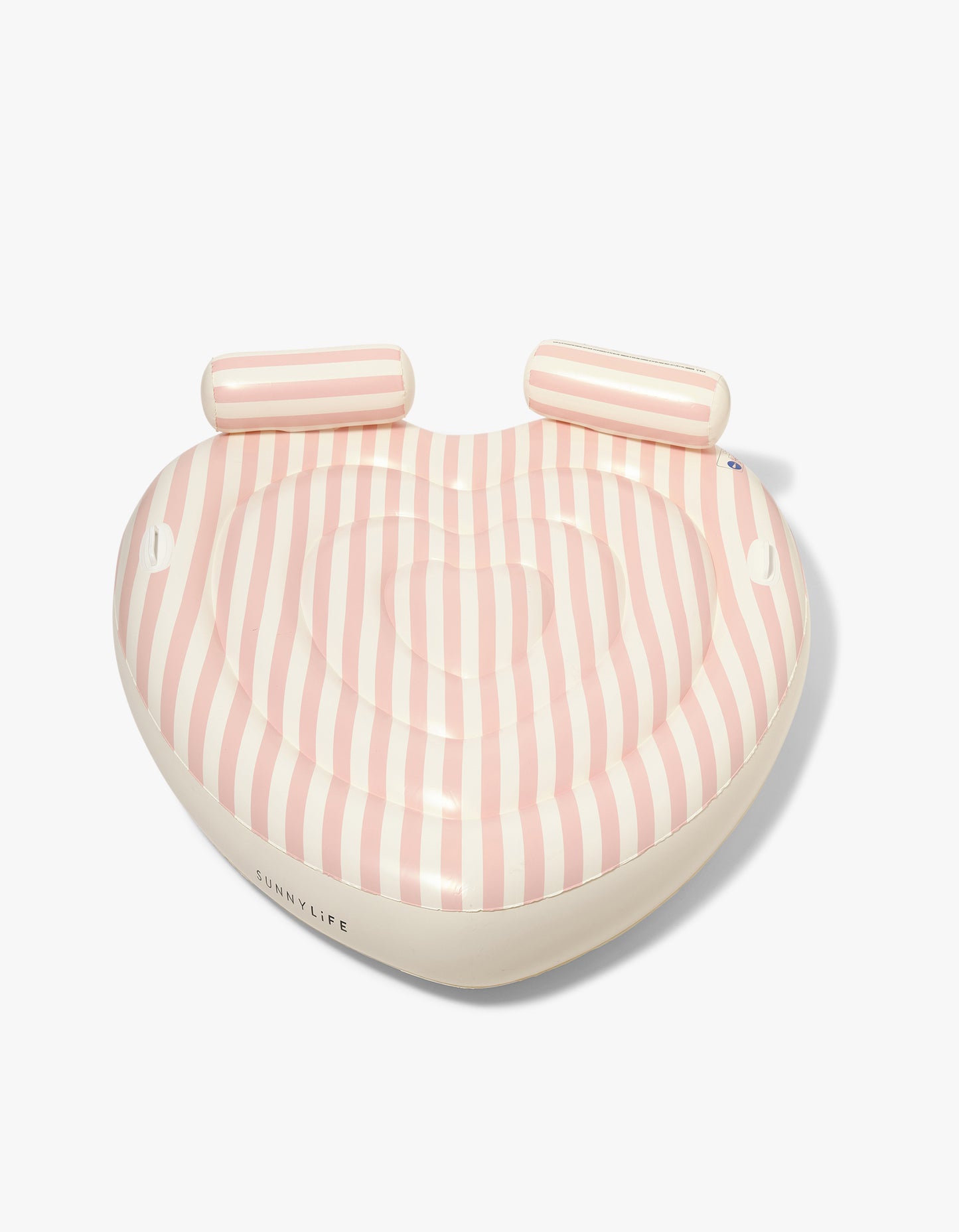 Twin Heart Lie-On - Stole My Heart Pink Stripe