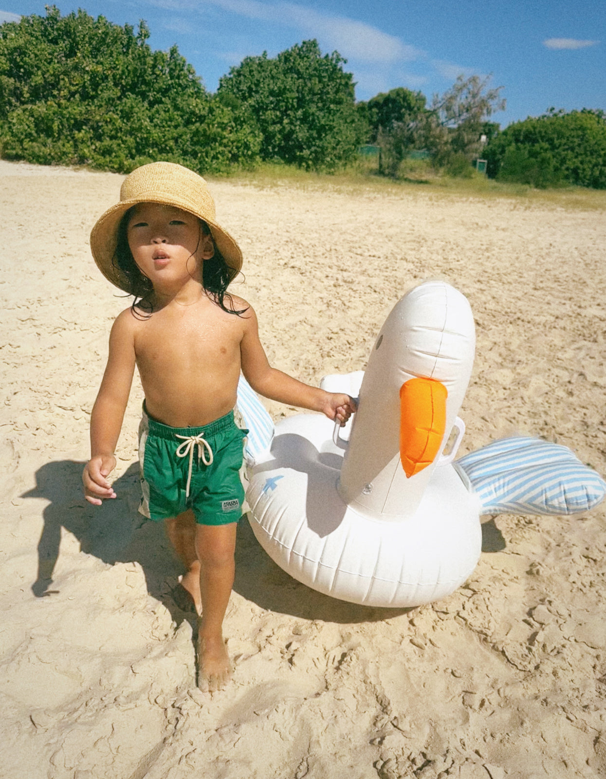 Kids Ride-On Sammy The Seagull Blue Stripe - Sammy The Seagull