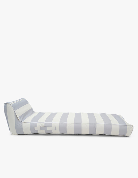 Luxe Lie-On Lounger - Lazy Days Blue Stripe