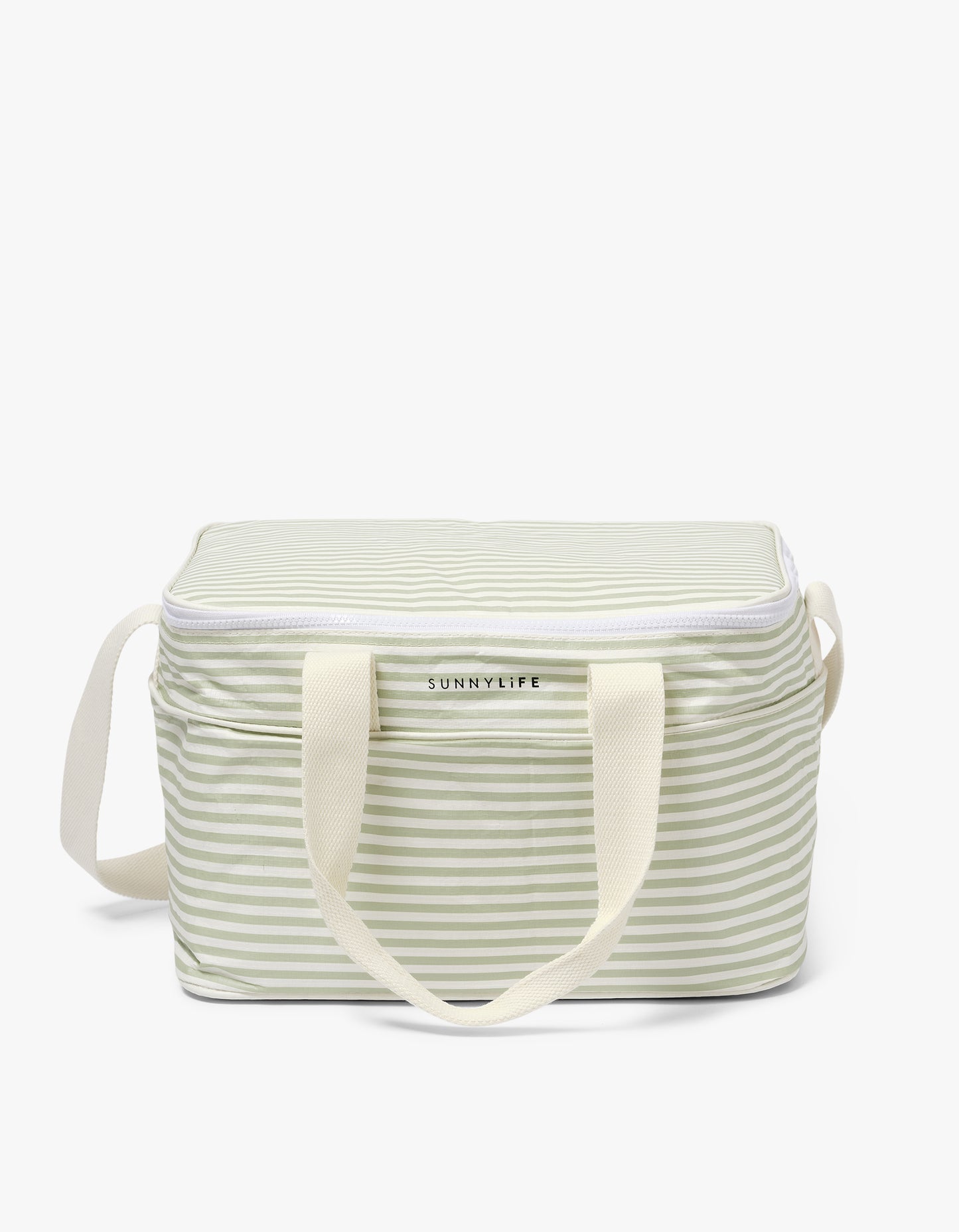 Light Cooler Bag - Sea Sage Stripe