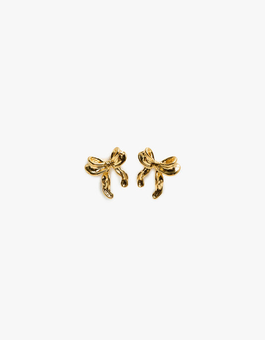 Sophia Gold Bows - Gold Plated