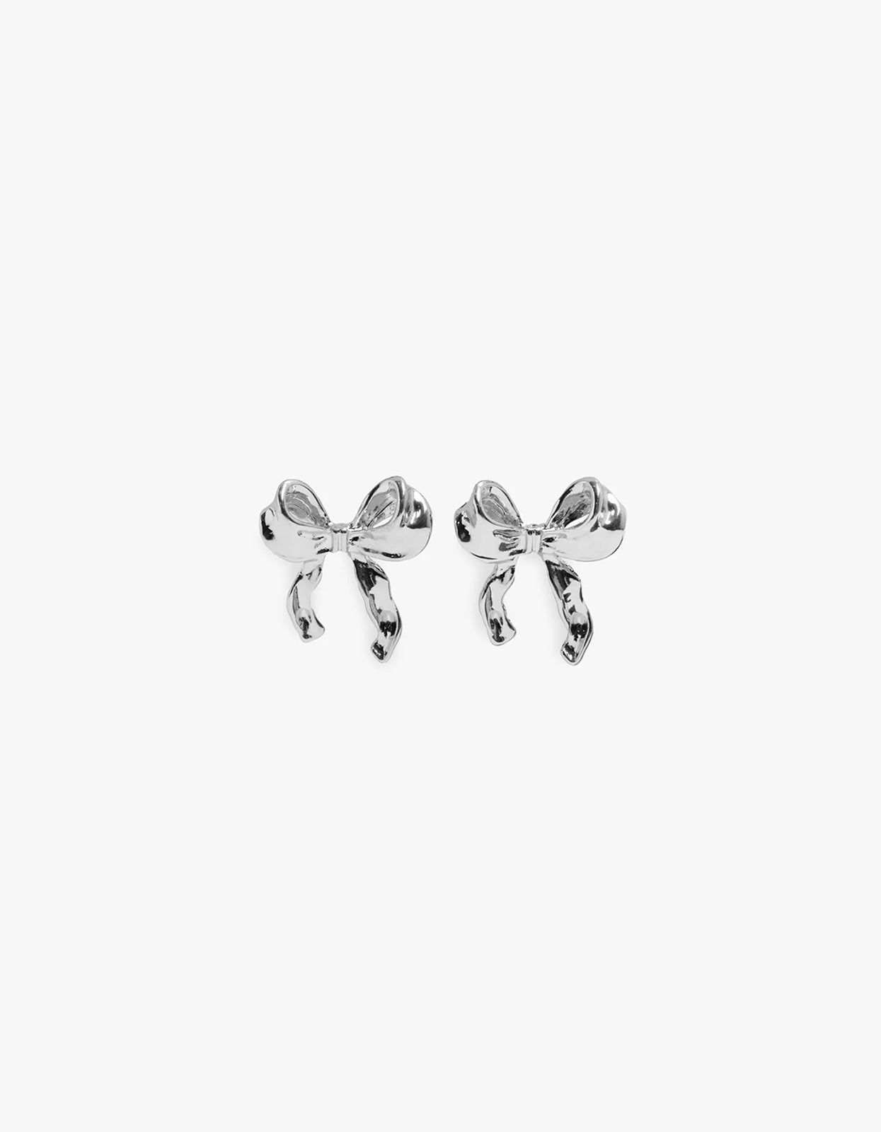 Sophia Silver Bows - Silver Plated