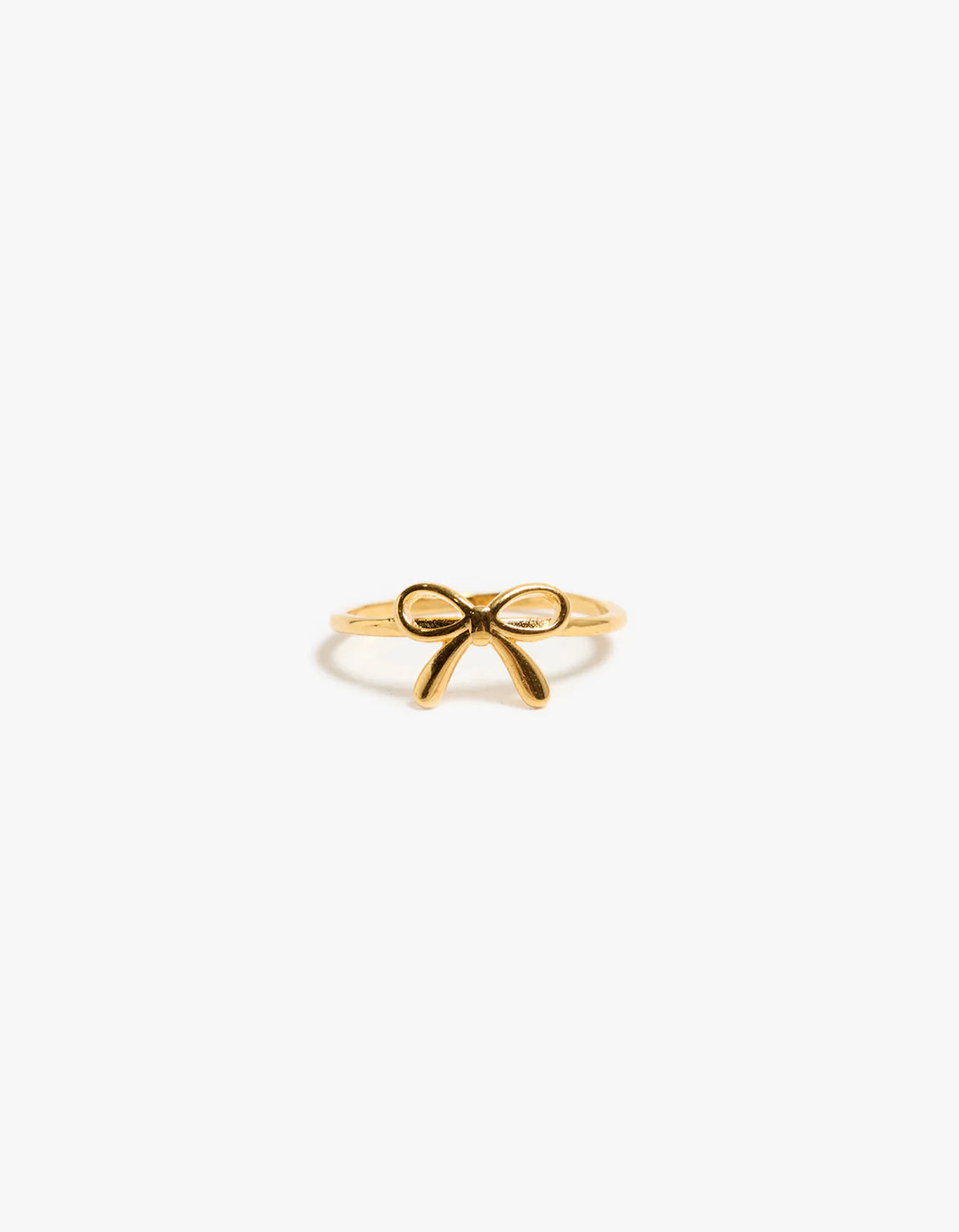 Kya Bow Ring - Gold Plated