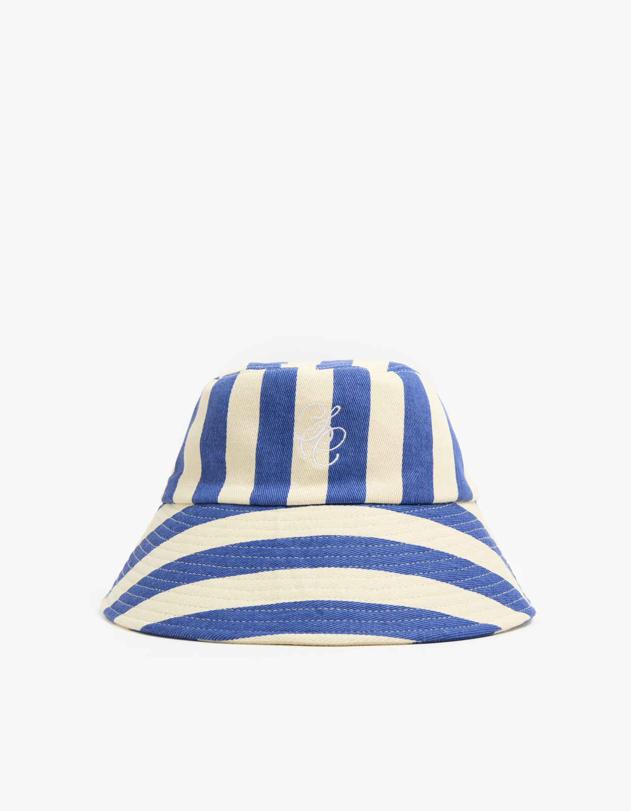 Cabana Bucket Hat - Bold Blue Stripe