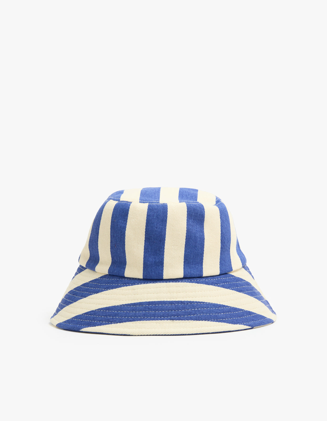 Cabana Bucket Hat - Bold Blue Stripe