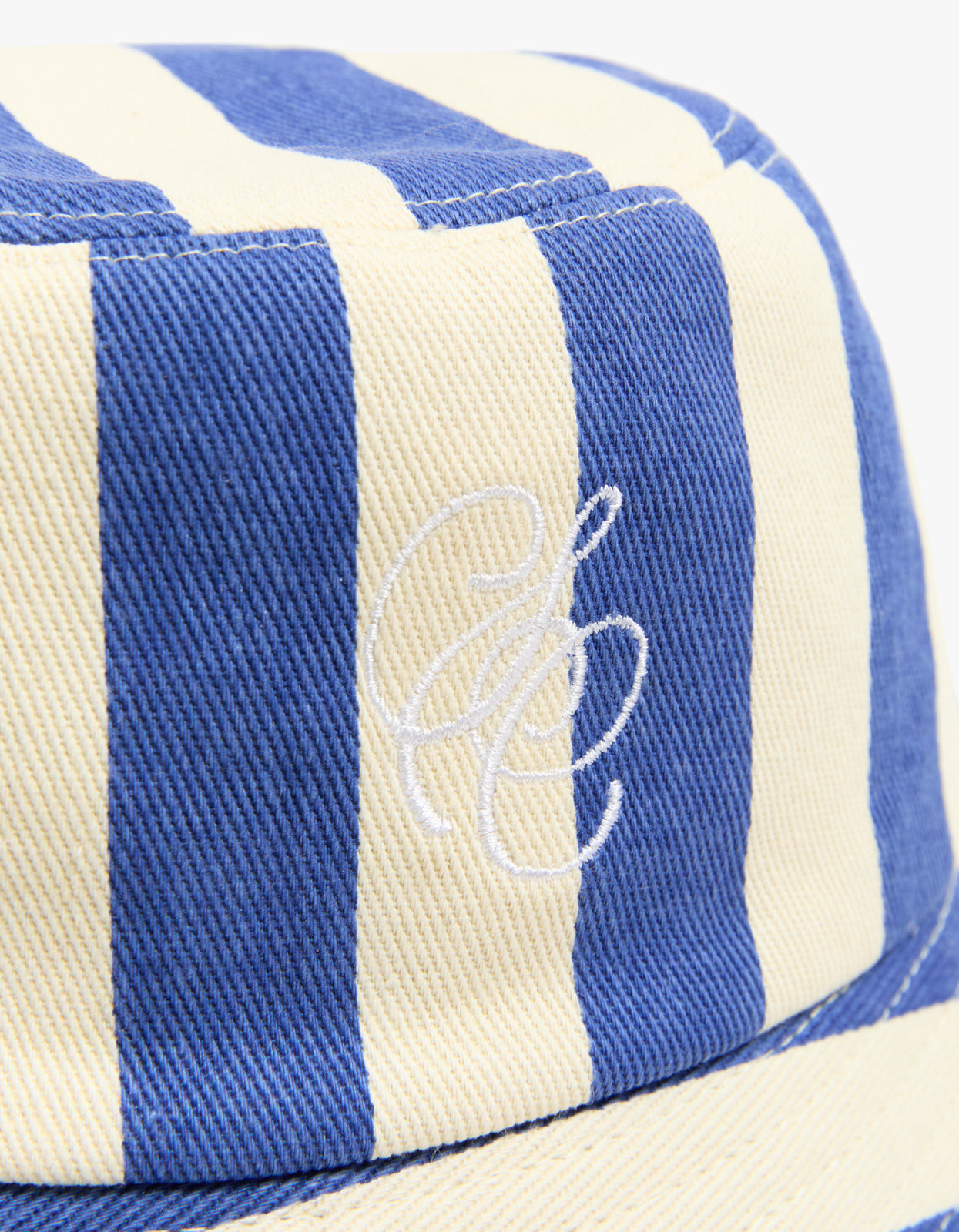 Cabana Bucket Hat - Bold Blue Stripe