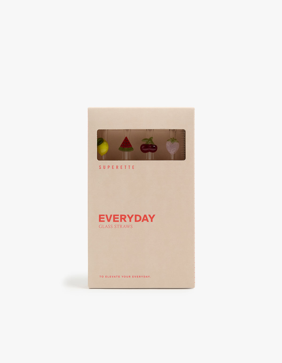 Everyday Glass Straws - Fruit Salad