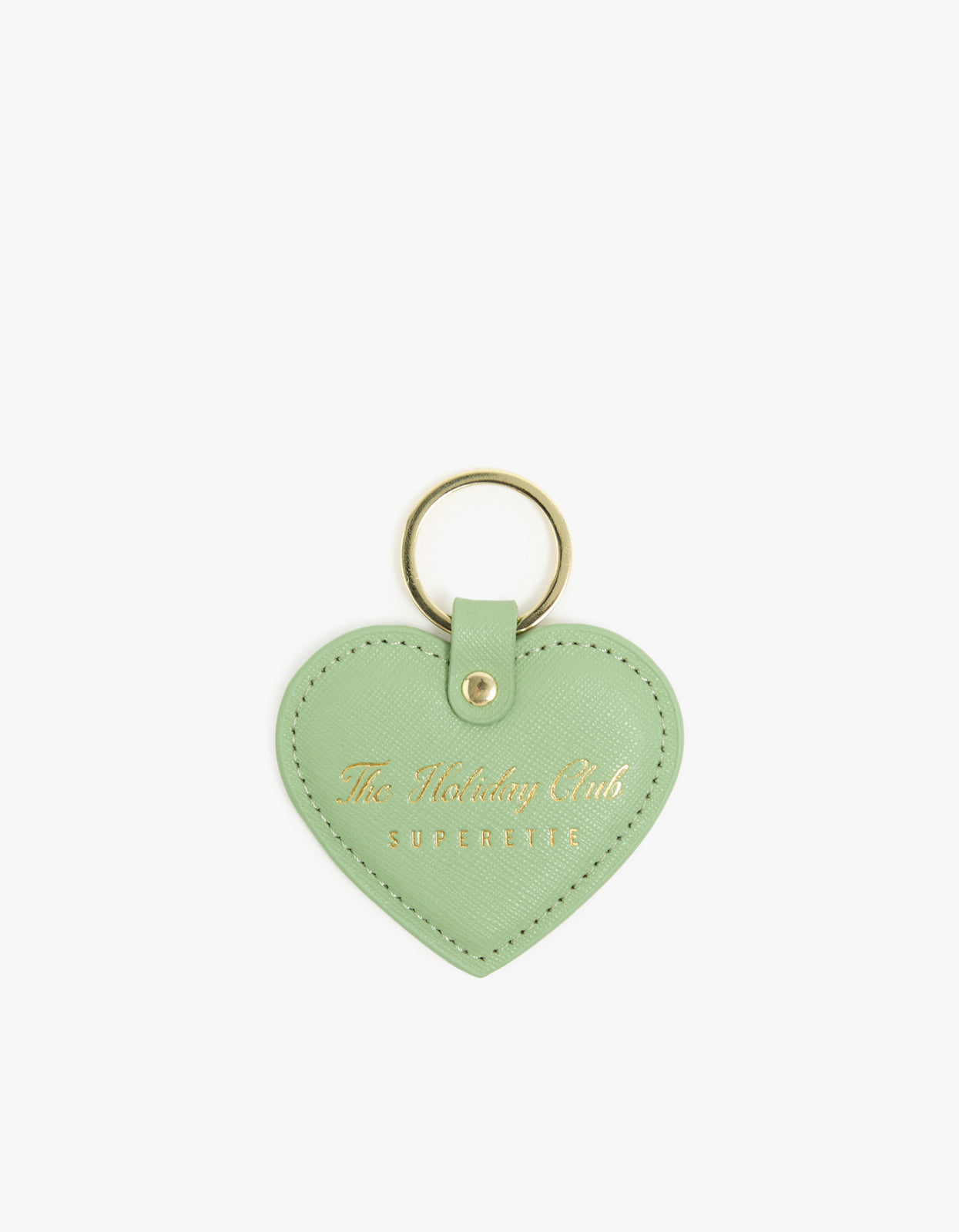 Holiday Club Heart Key Ring - Pistachio