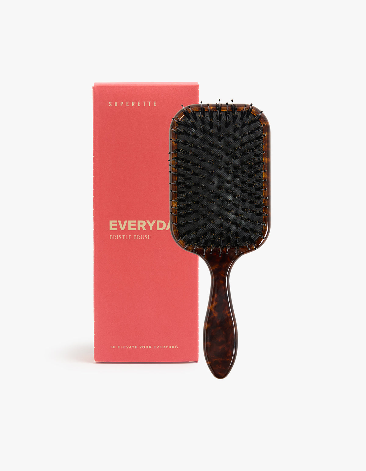 Everyday Bristle Brush - Dark Tortoiseshell