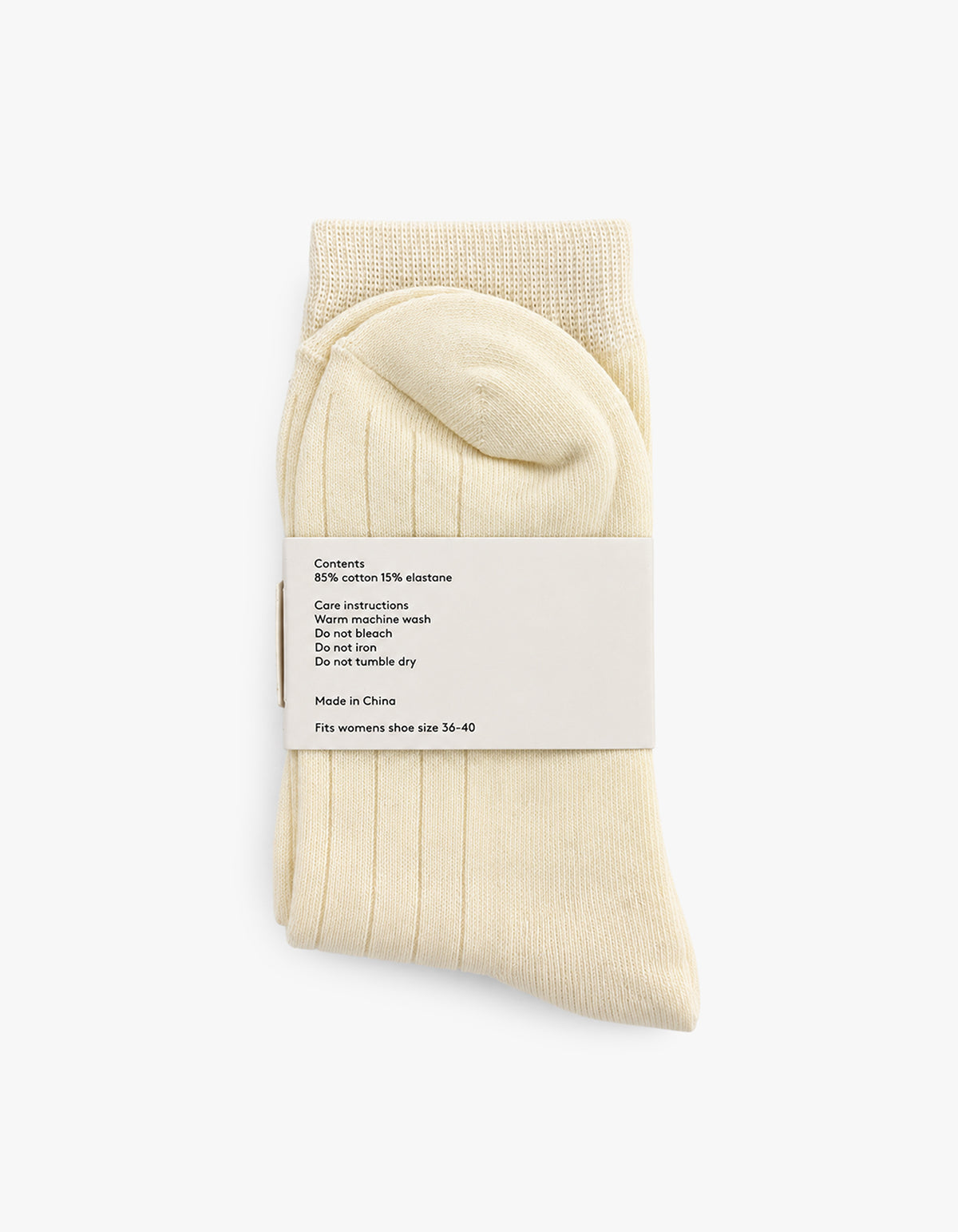 Embroidered Crew Sock - Sunshine