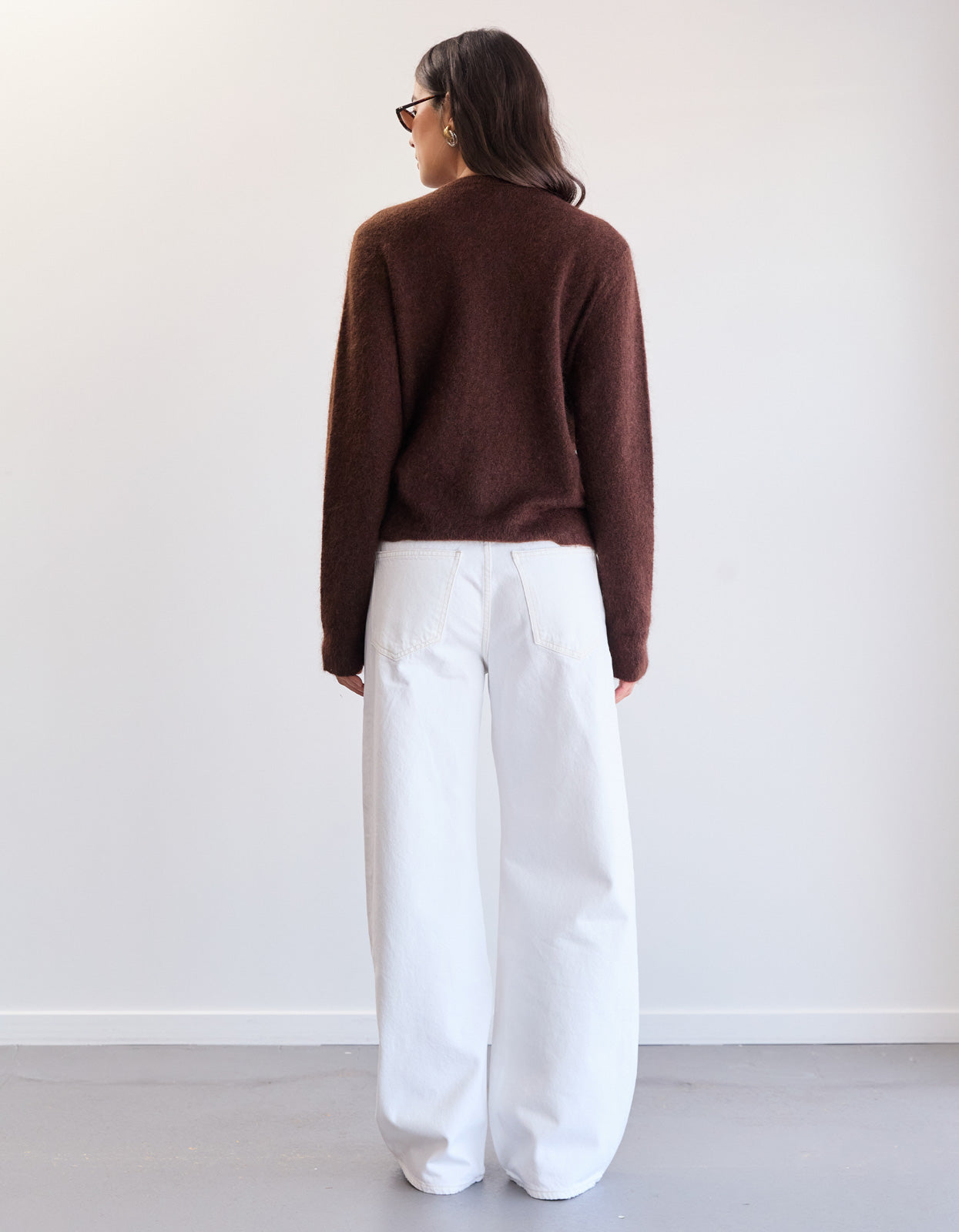 Deacon Knit Cardi - Chocolate