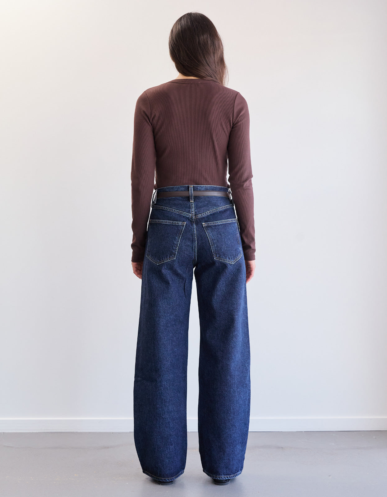 Ellery Henley Top - Choc