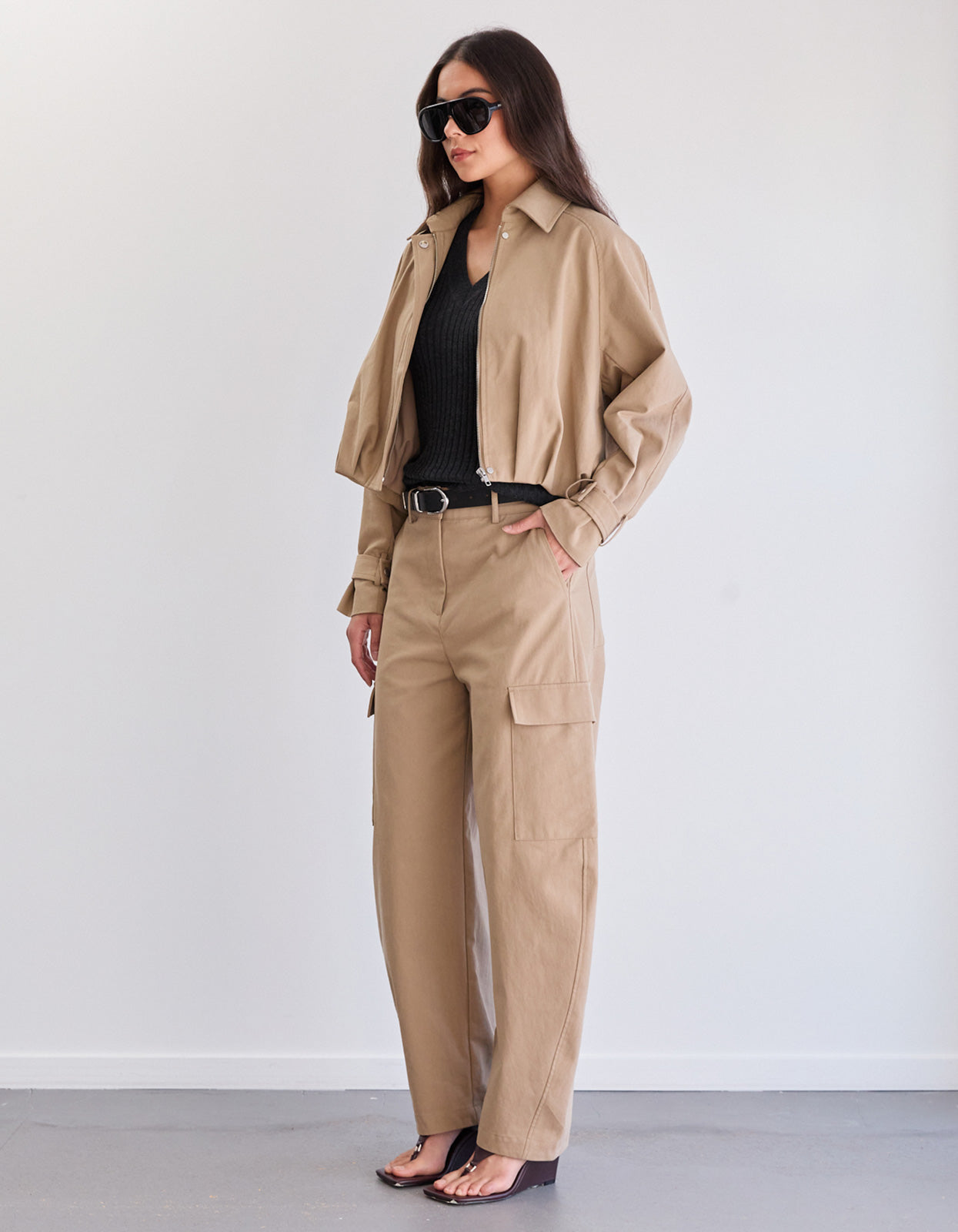 Loxley Barrel Pant - Tan