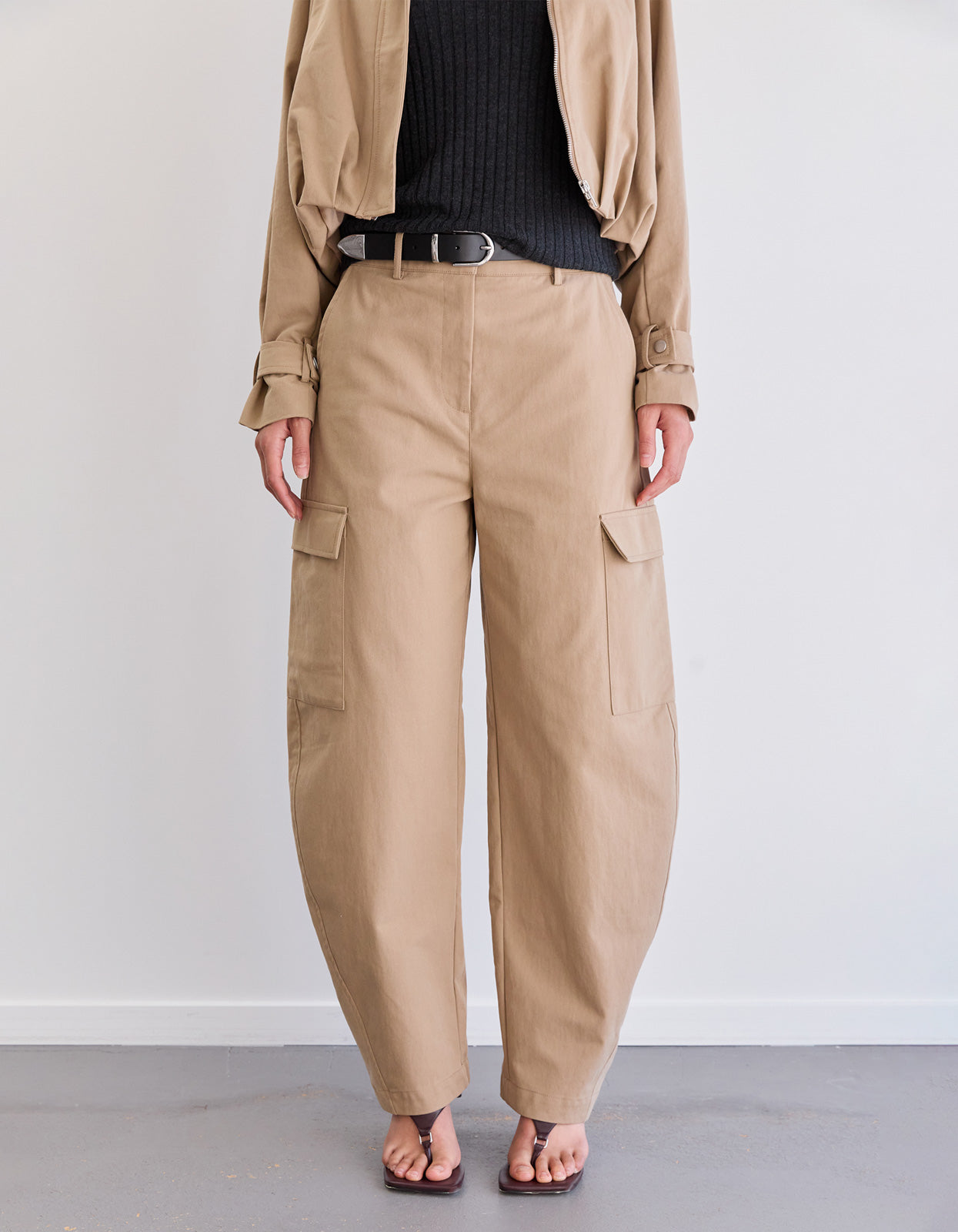 Loxley Barrel Pant - Tan