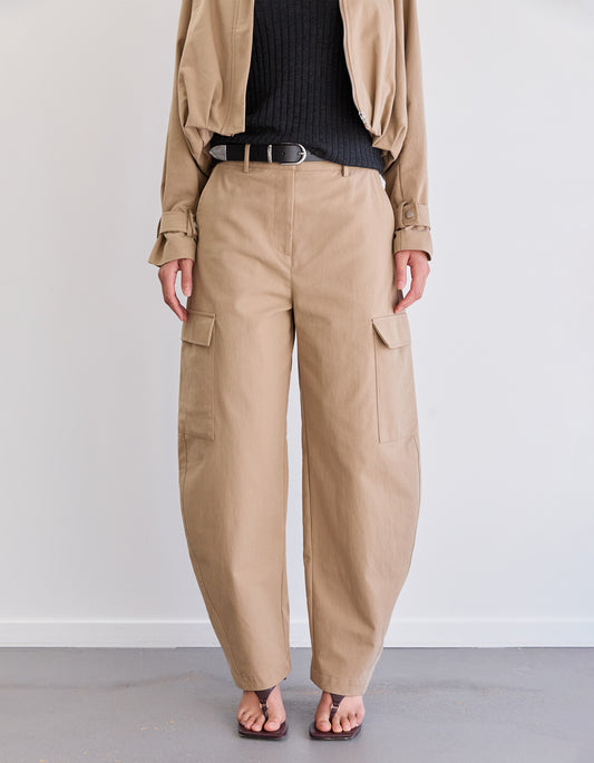 Loxley Barrel Pant - Tan
