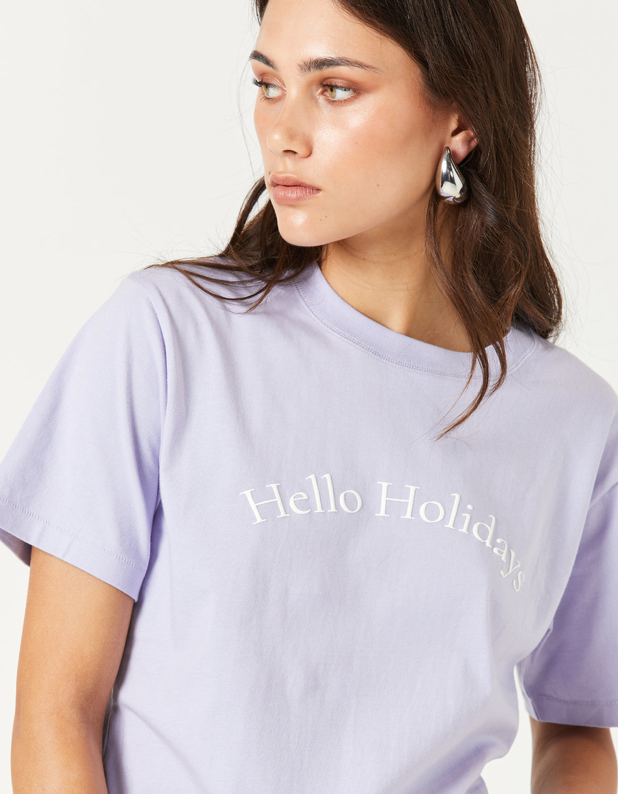 Superette | Hello Holidays Tee - Lilac