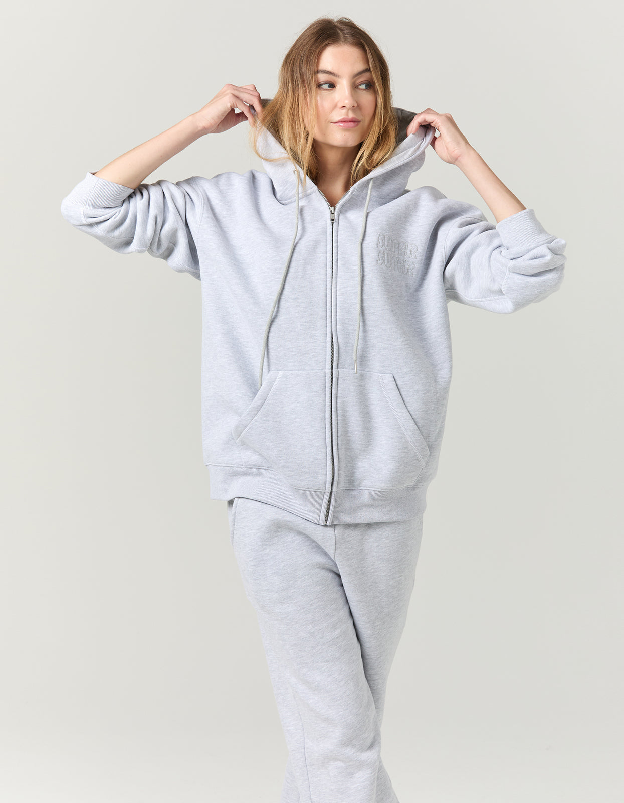 Superette | Berlin Hoodie - Grey Marle