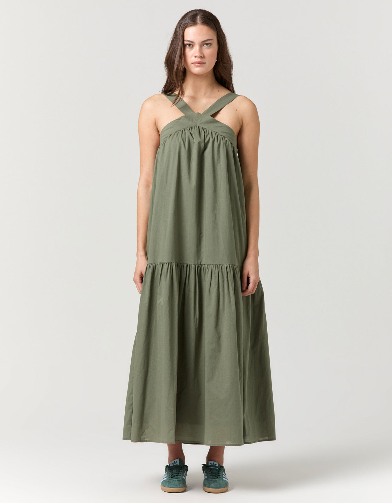 Hannah Dress - Khaki