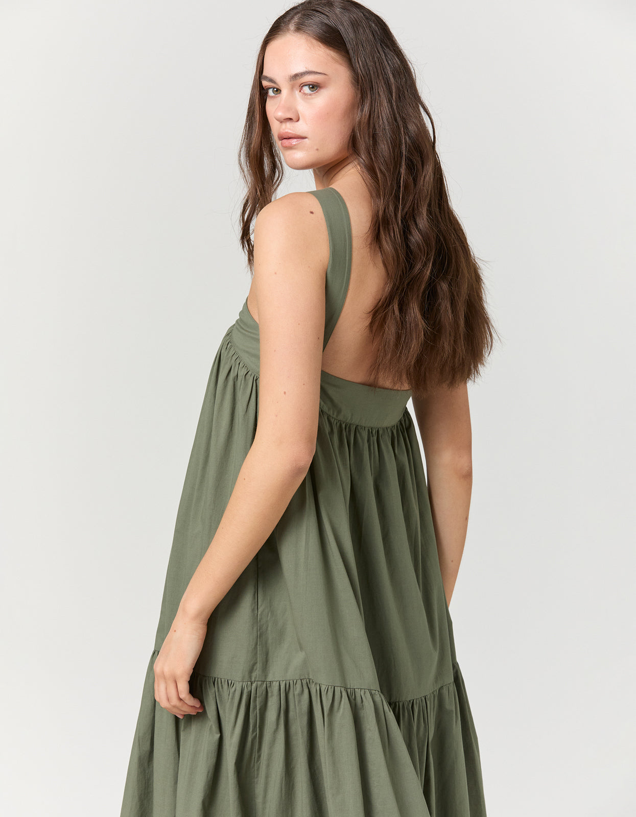 Hannah Dress - Khaki