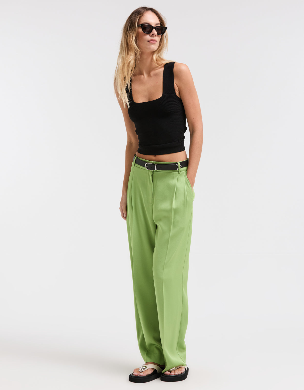 Jayne Knit Tank - Black