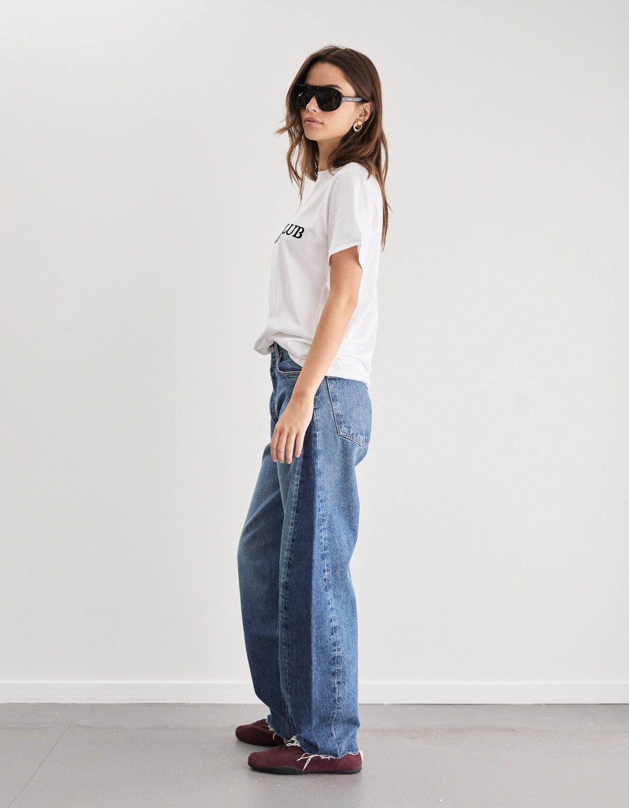 Super Club Tee - White/Black