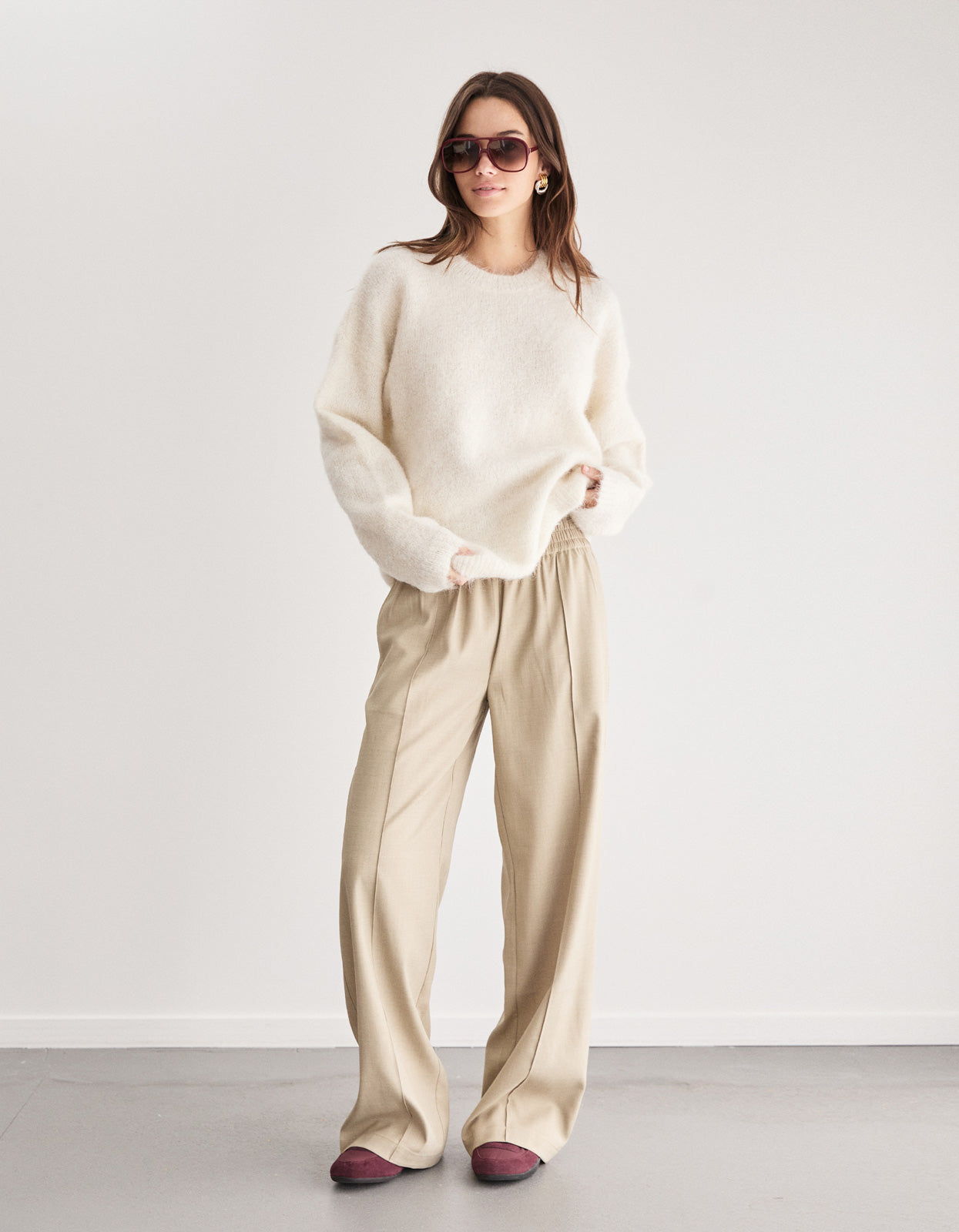 Sherwood Knit Crew - Cream