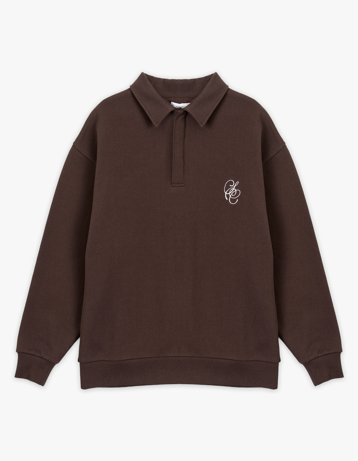 Cadillac Fleece Polo - Dark Chocolate