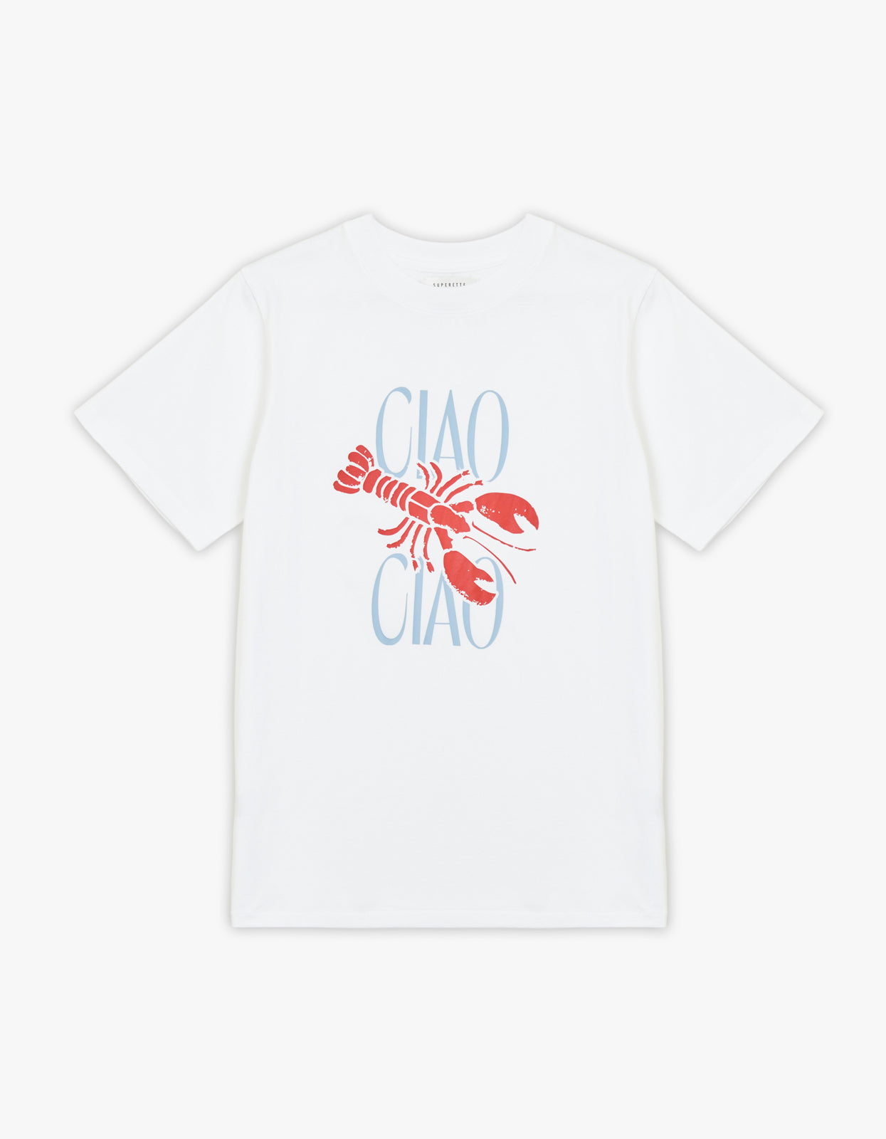 Ciao Ciao Lobster Tee - White