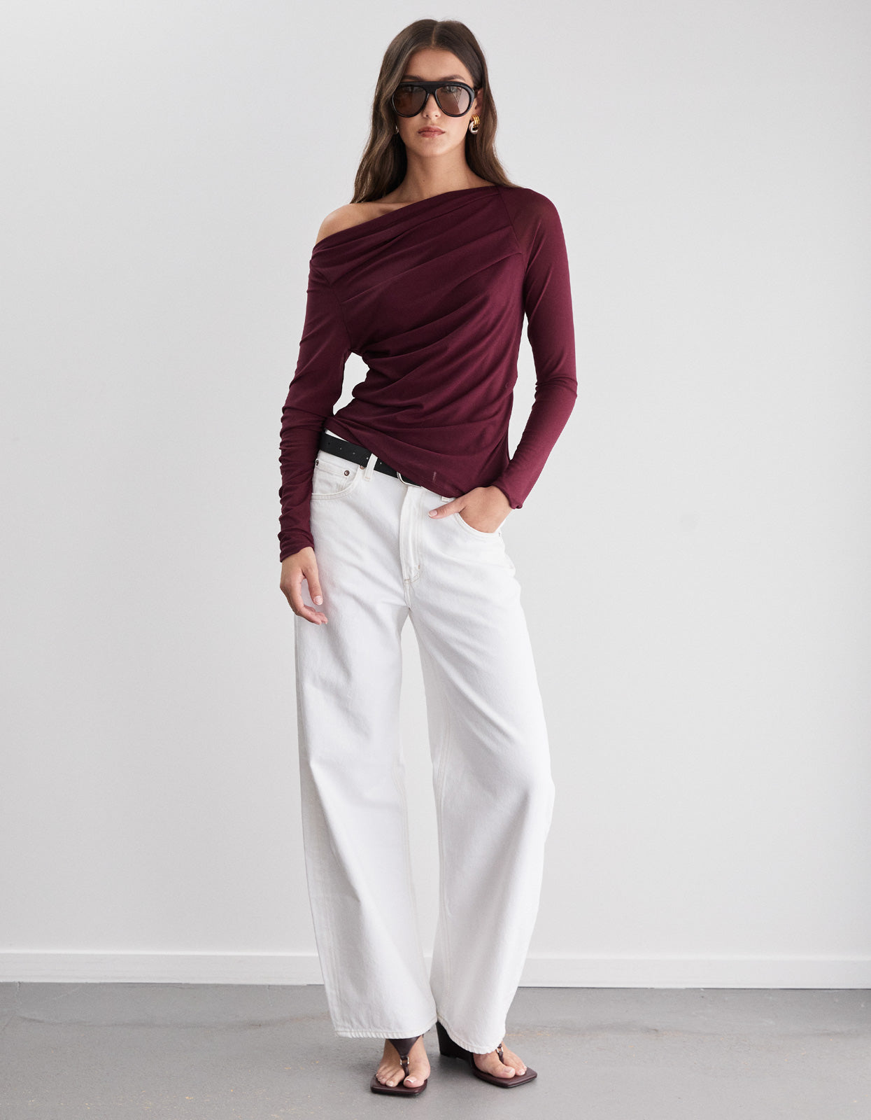 Finn Top - Burgundy