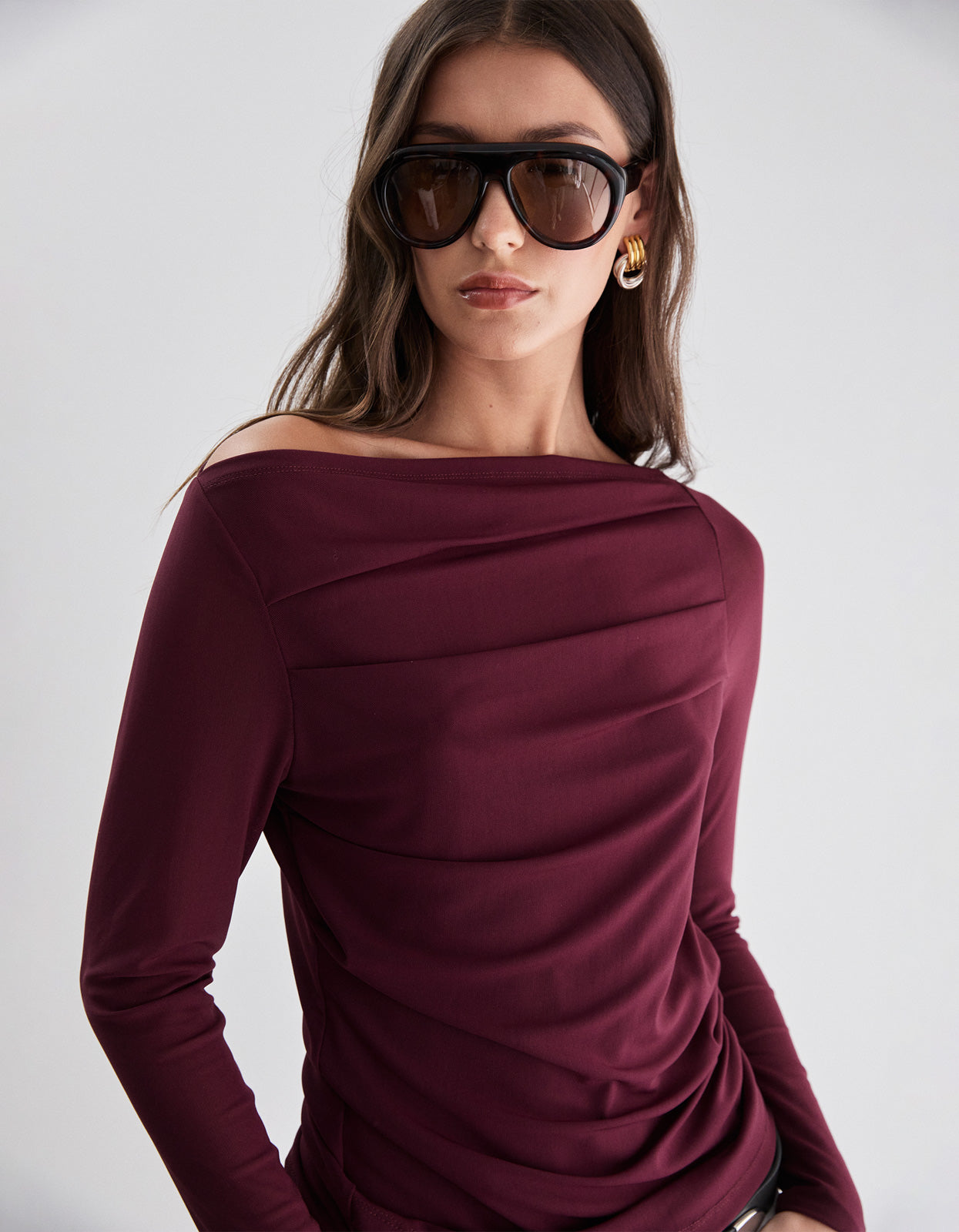 Finn Top - Burgundy