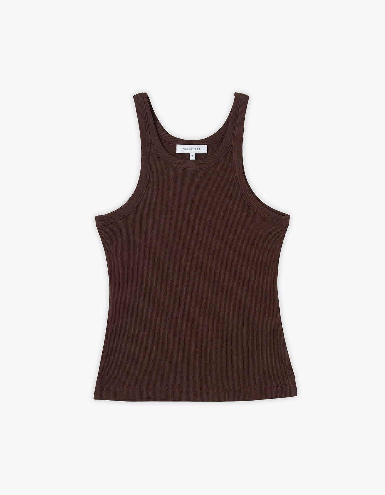 Eli Rib Tank - Choc