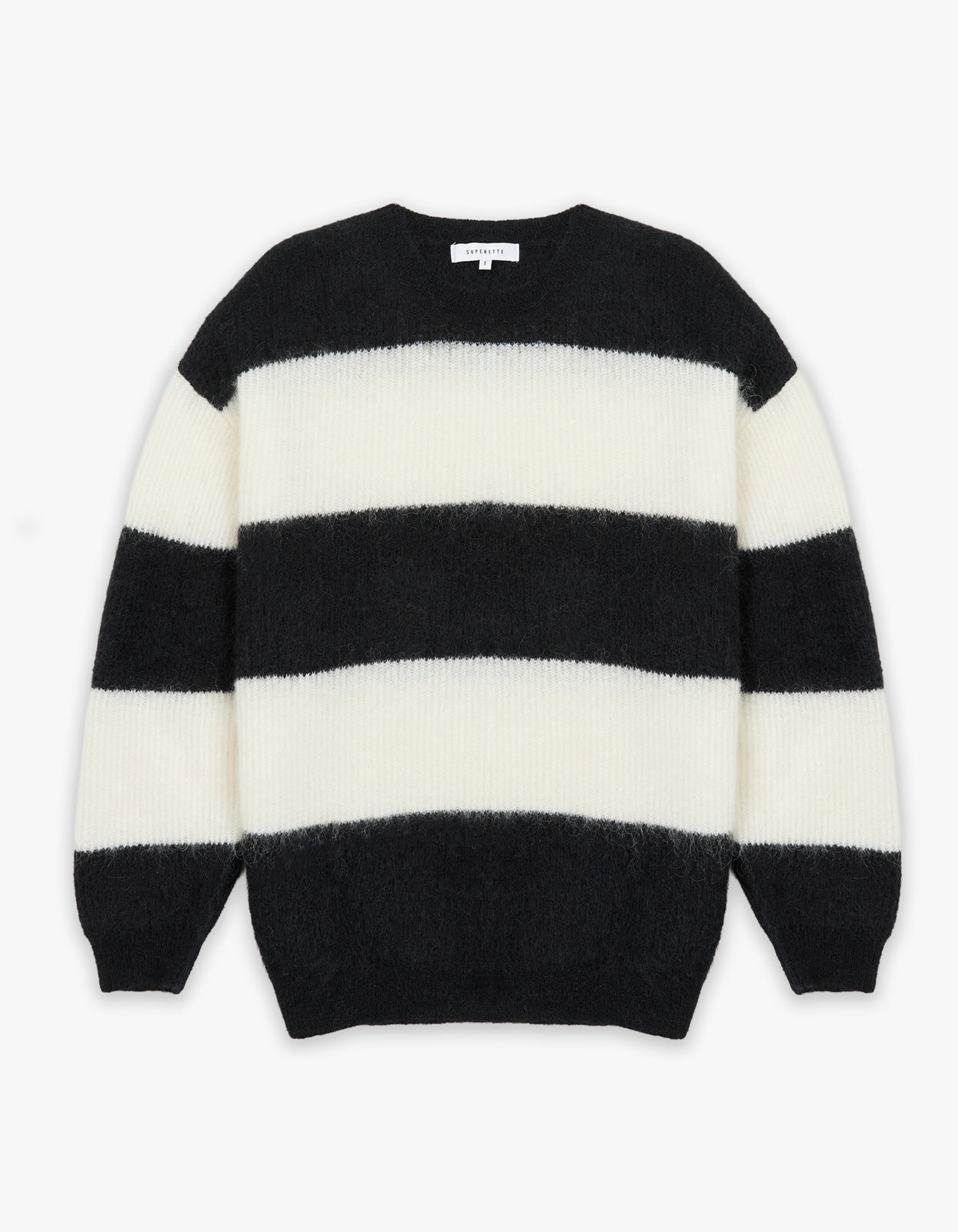 George Knit - Black/White Stripe
