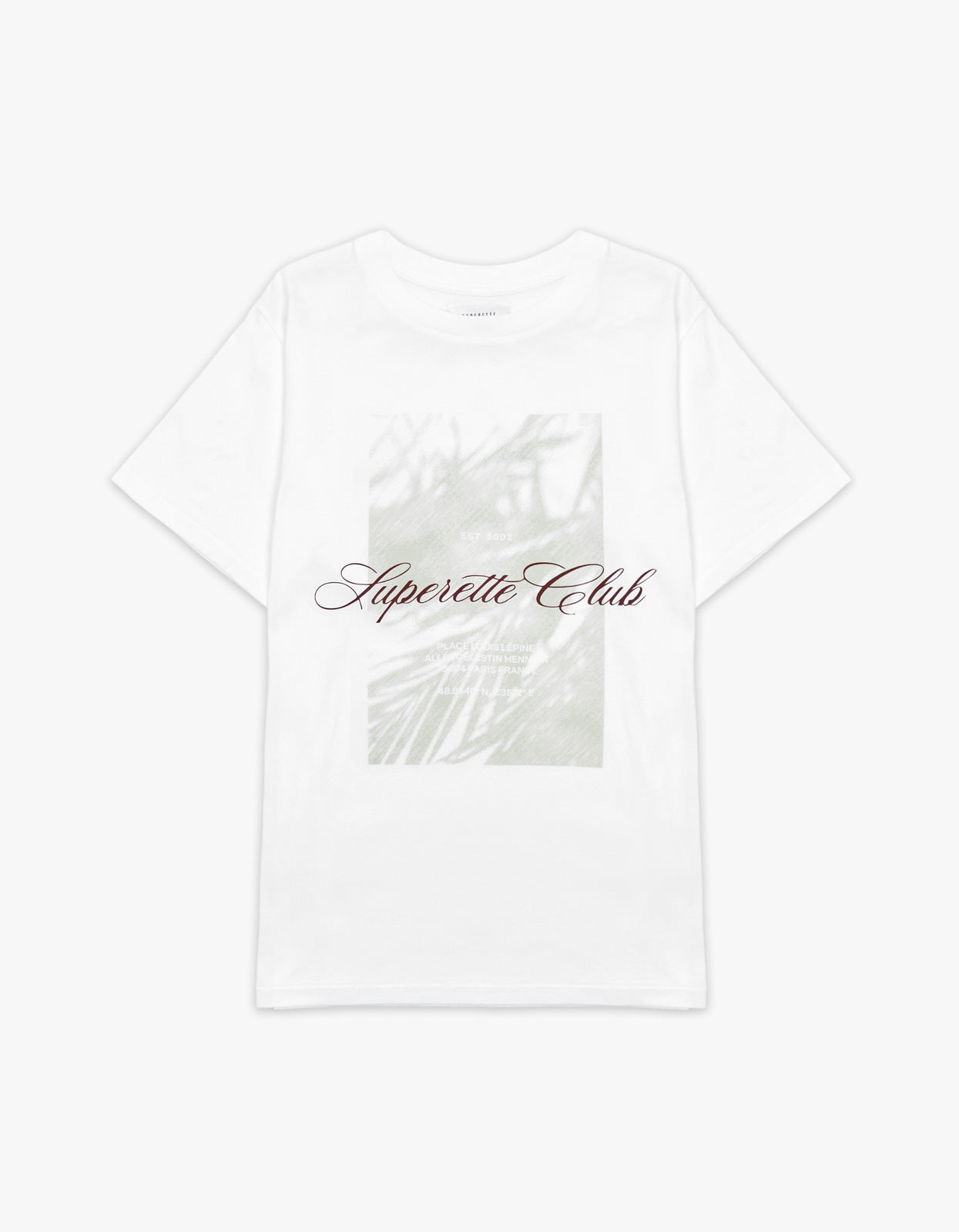 Palm Club Tee - White