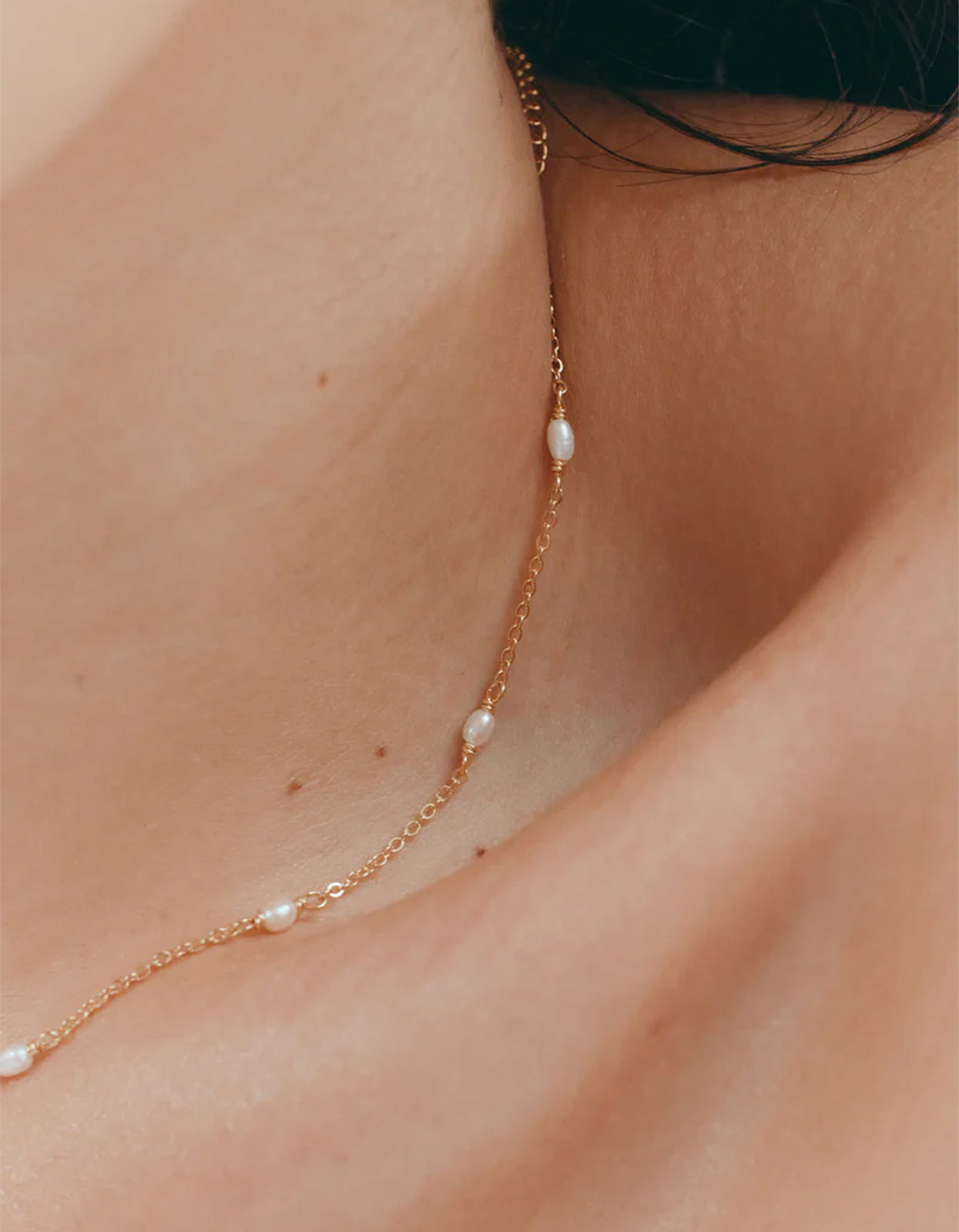 Something Blue Necklace - Gold