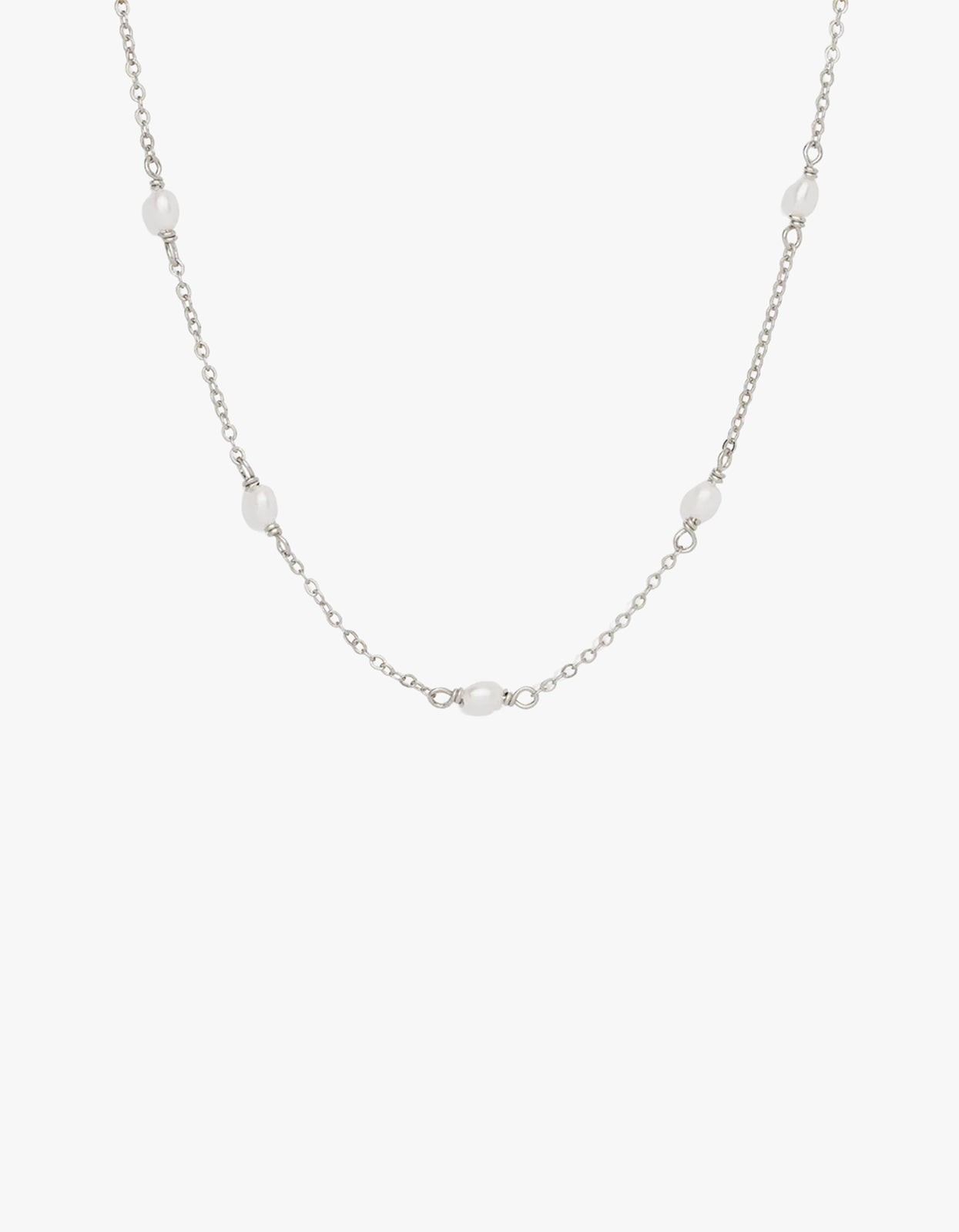Something Blue Necklace - Silver