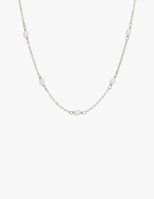 Something Blue Necklace - Silver