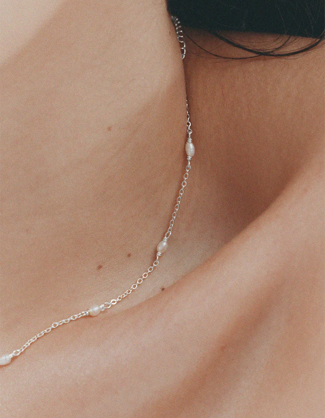 Something Blue Necklace - Silver