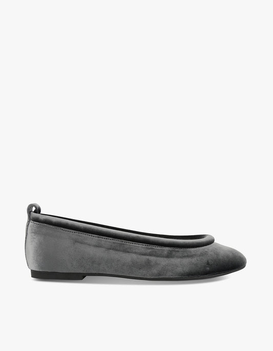 Delphine Ballet Flat - Charcoal