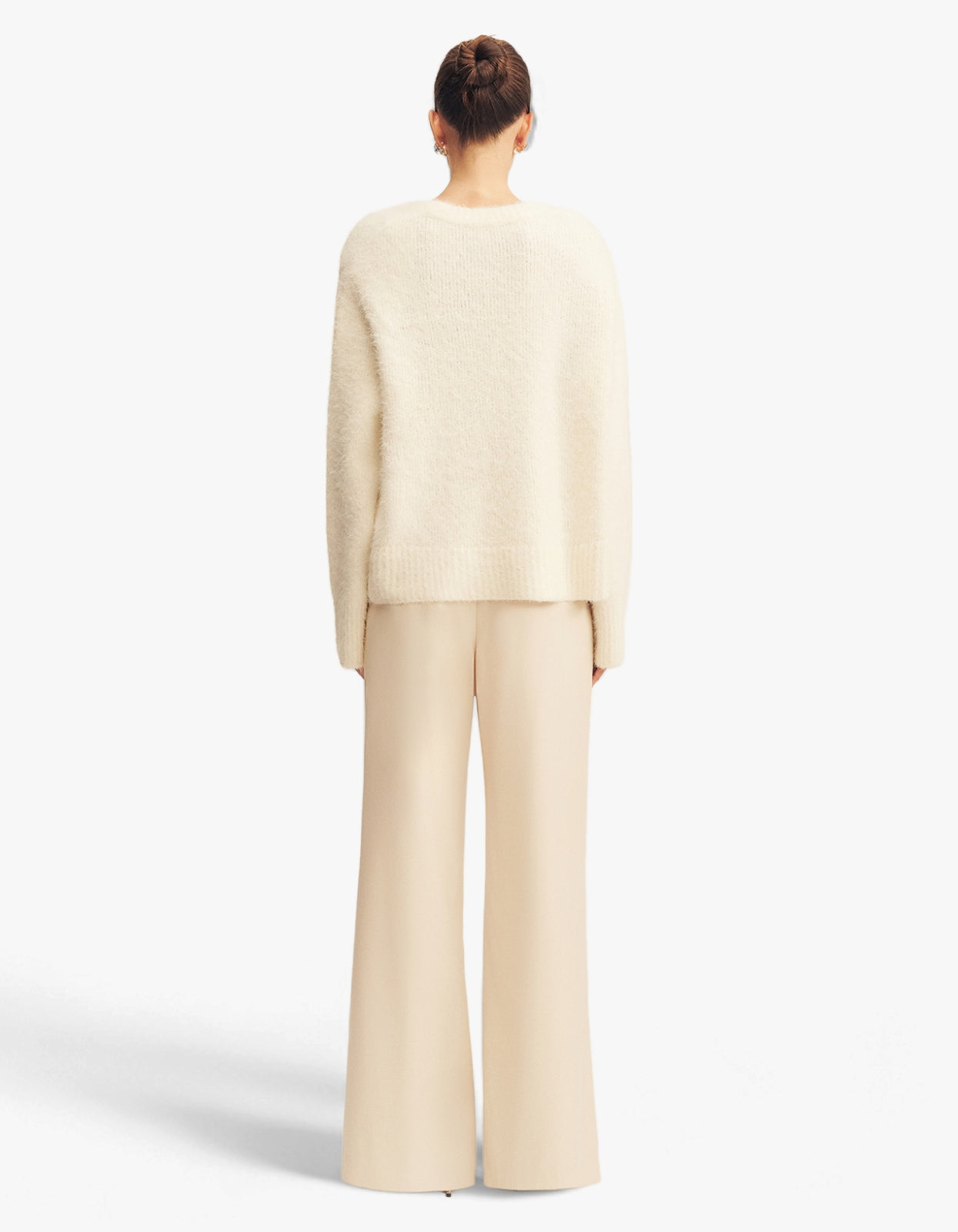 Asher Drawstring Pant - White Swan