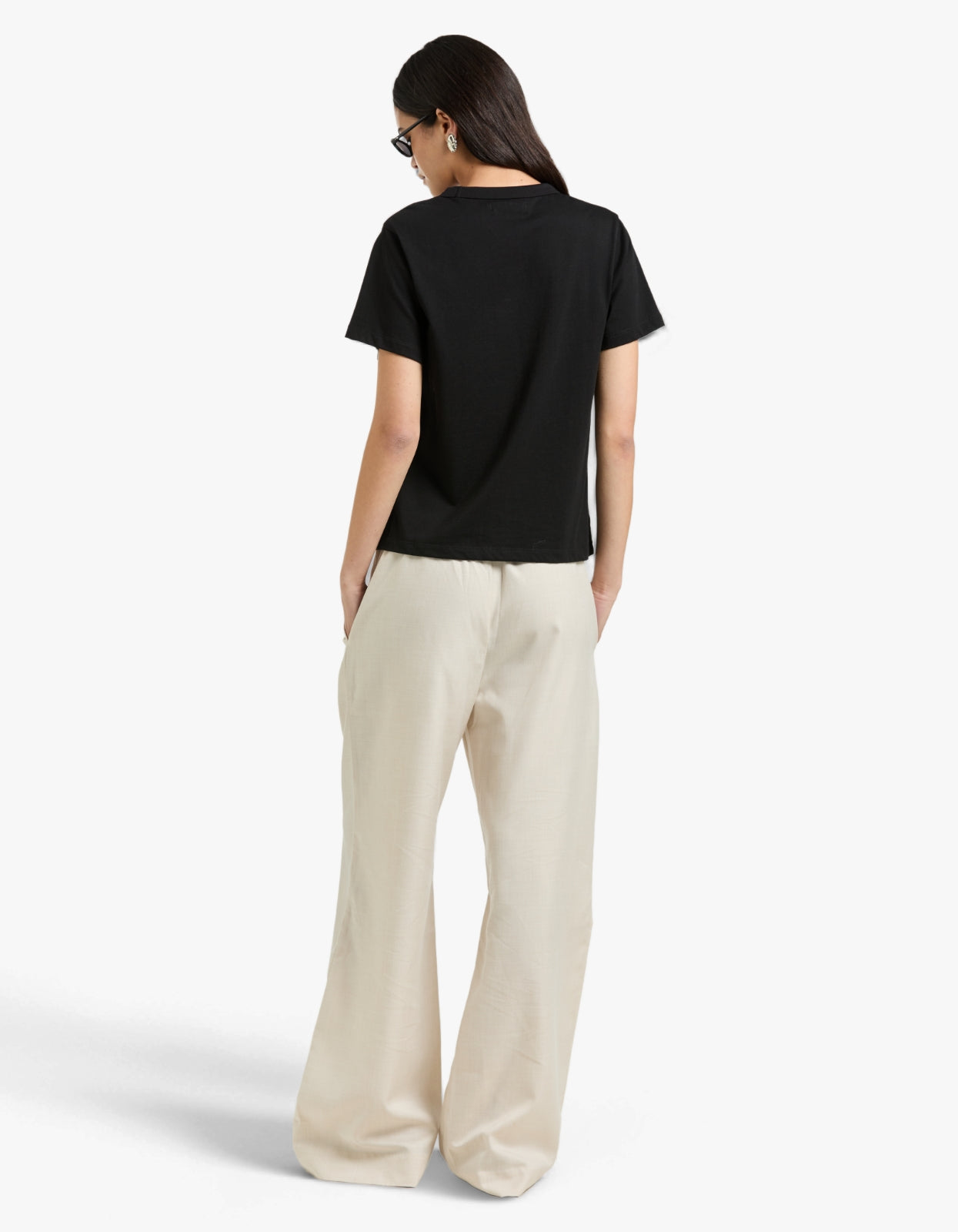 Asher Drawstring Pant - White Swan