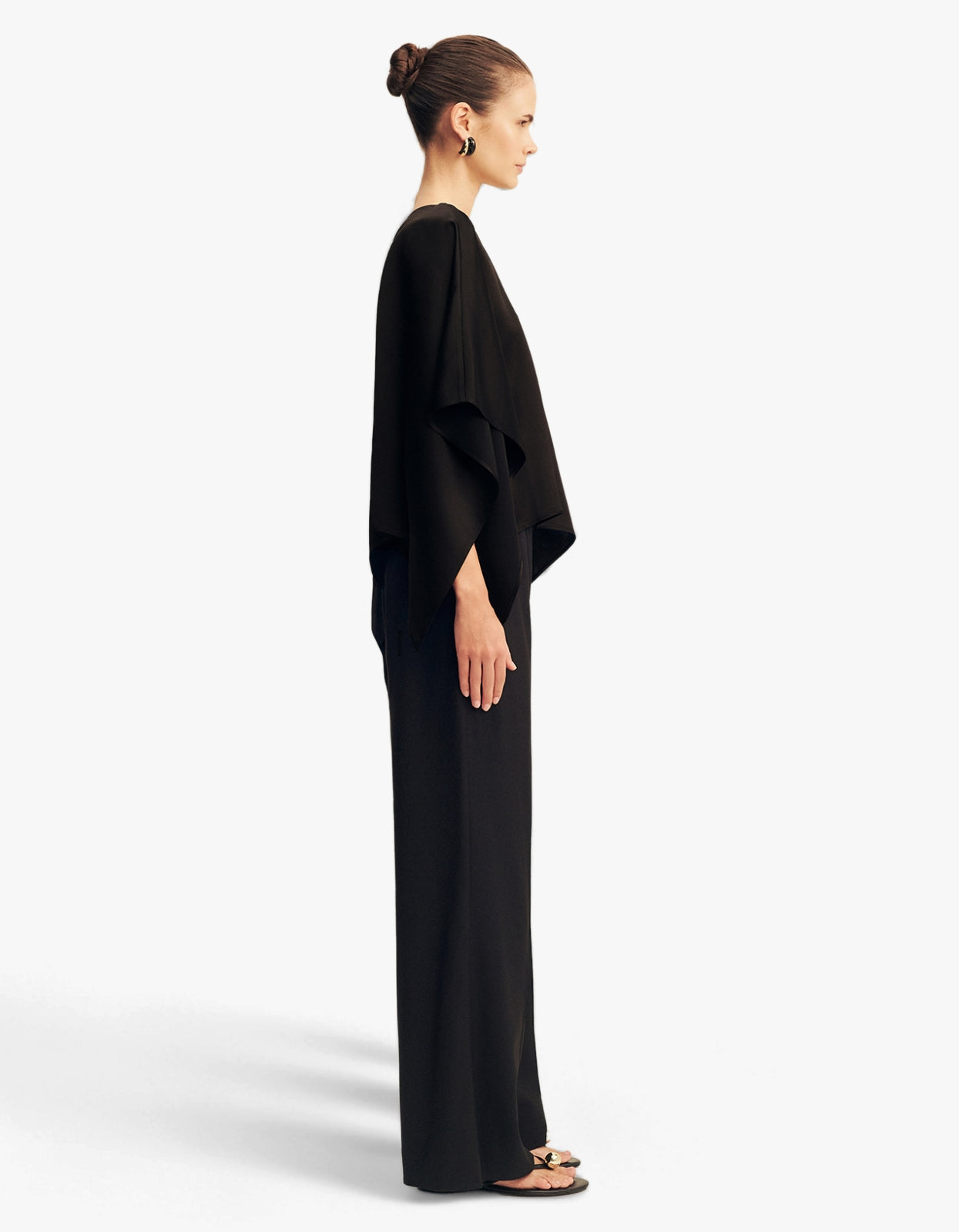 Savanna Draped Top - Black