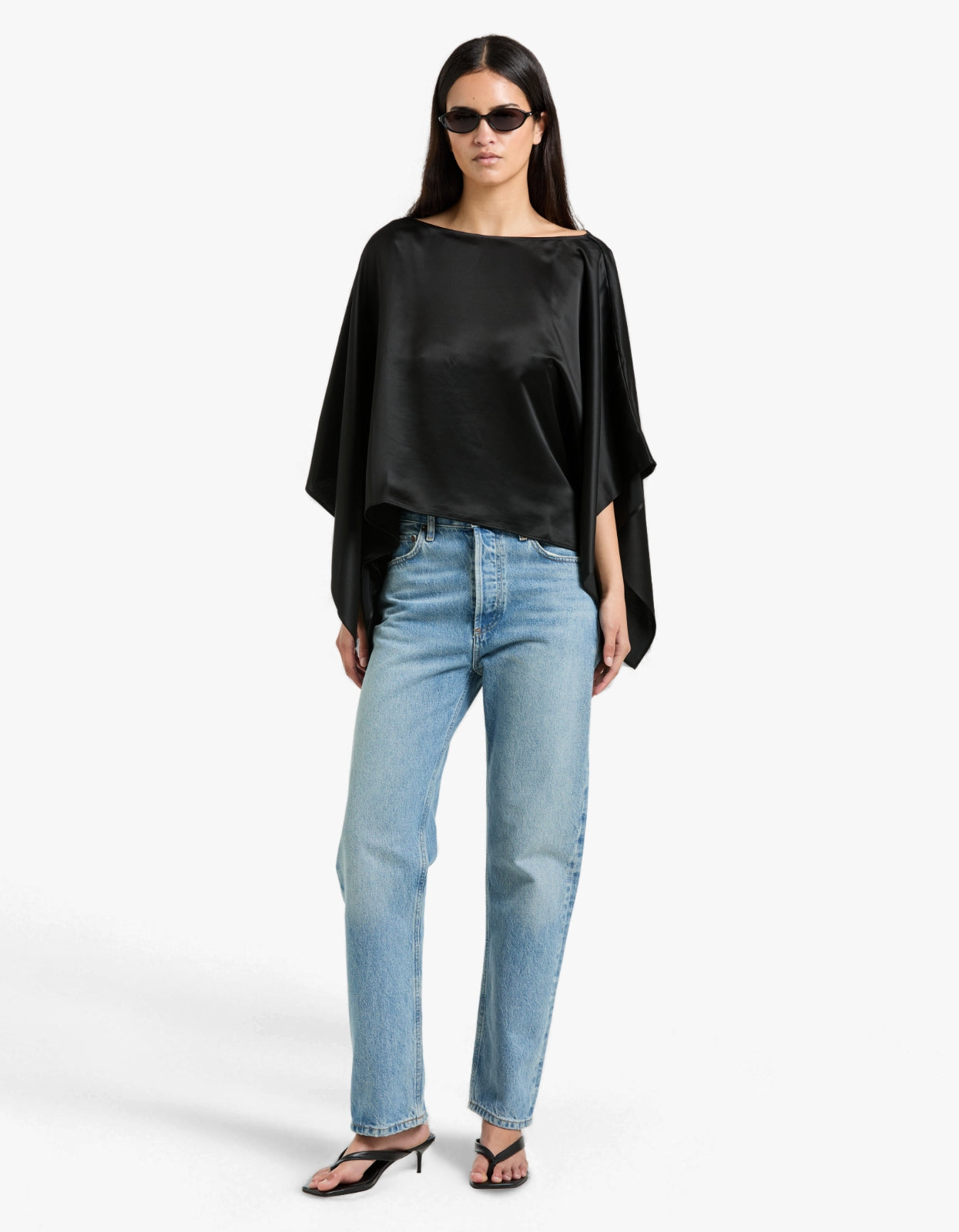 Savanna Draped Top - Black
