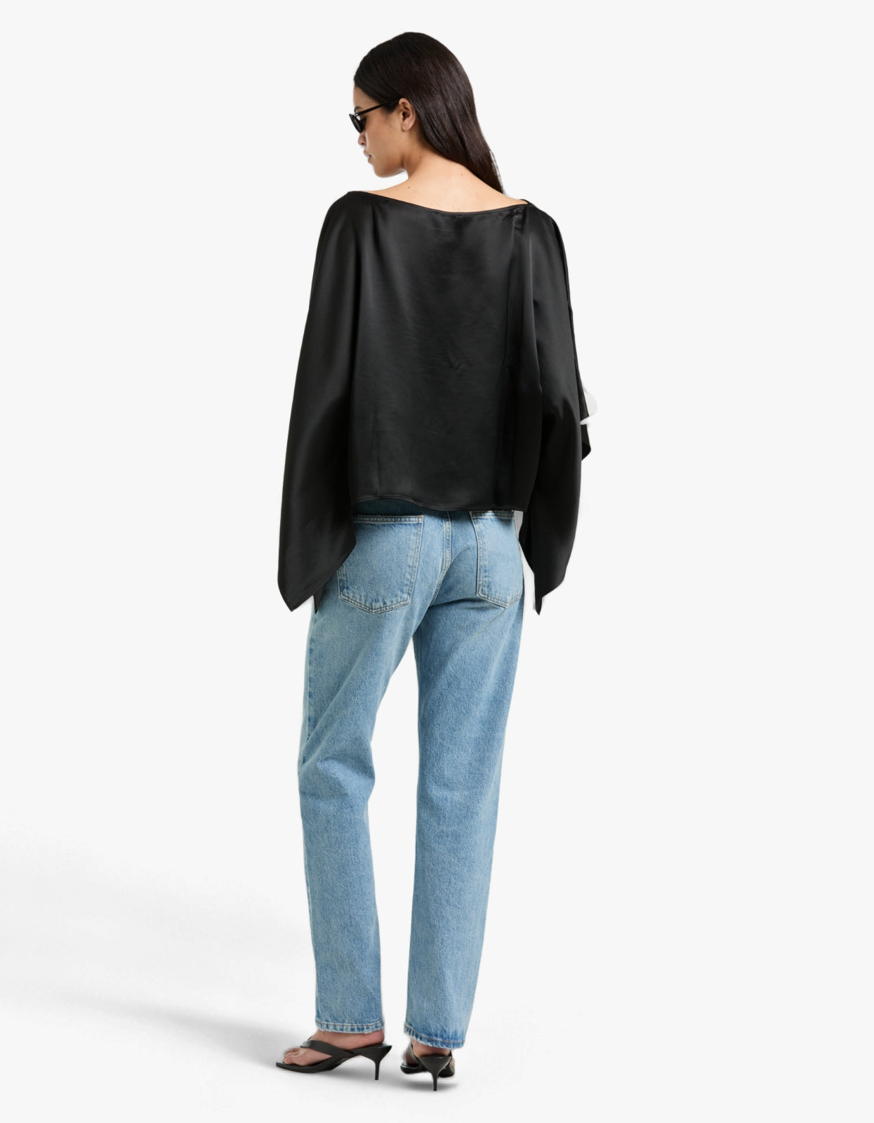 Savanna Draped Top - Black