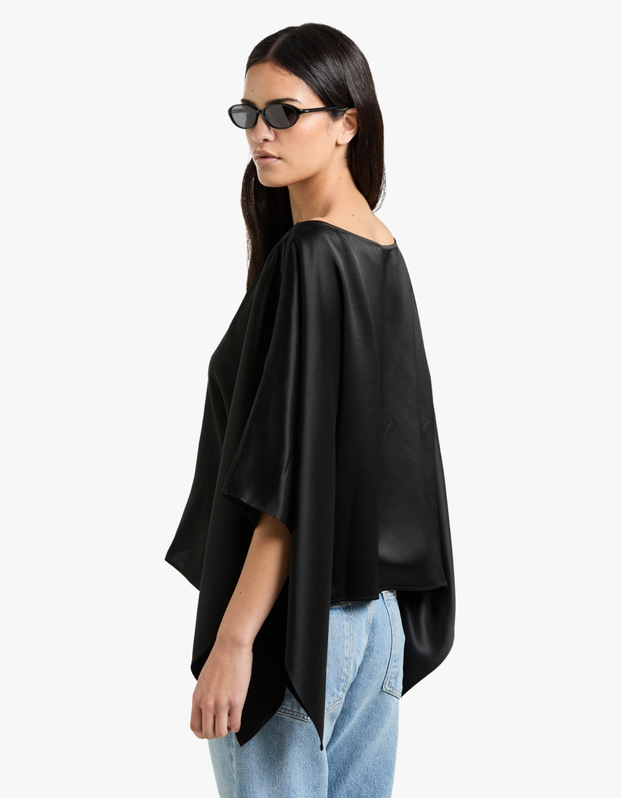 Savanna Draped Top - Black
