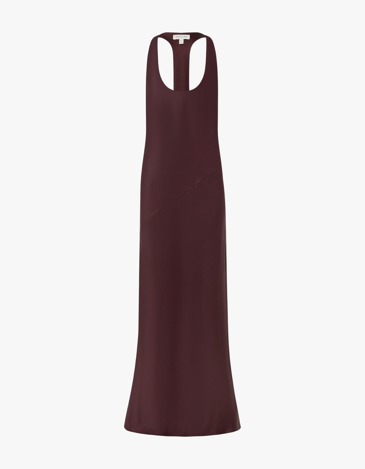 Savanna Racer Maxi Dress - Plum