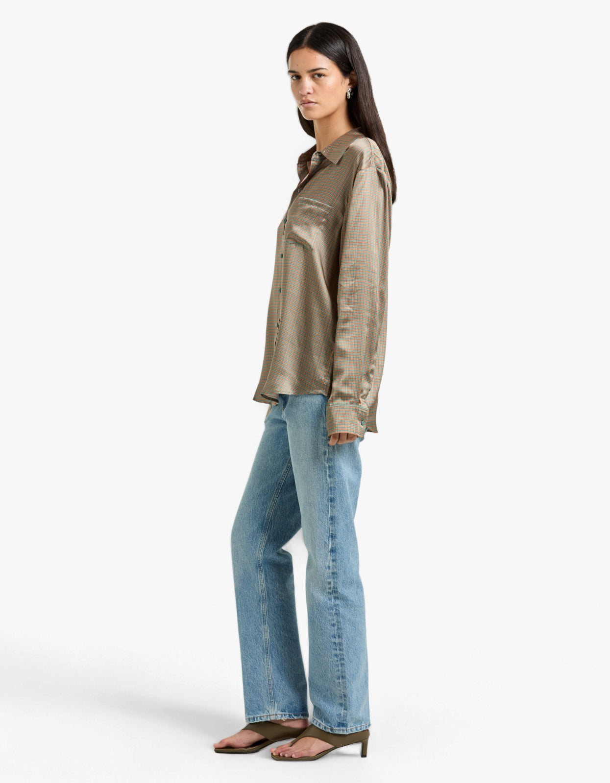 Boyfriend Shirt - Micro Plaid