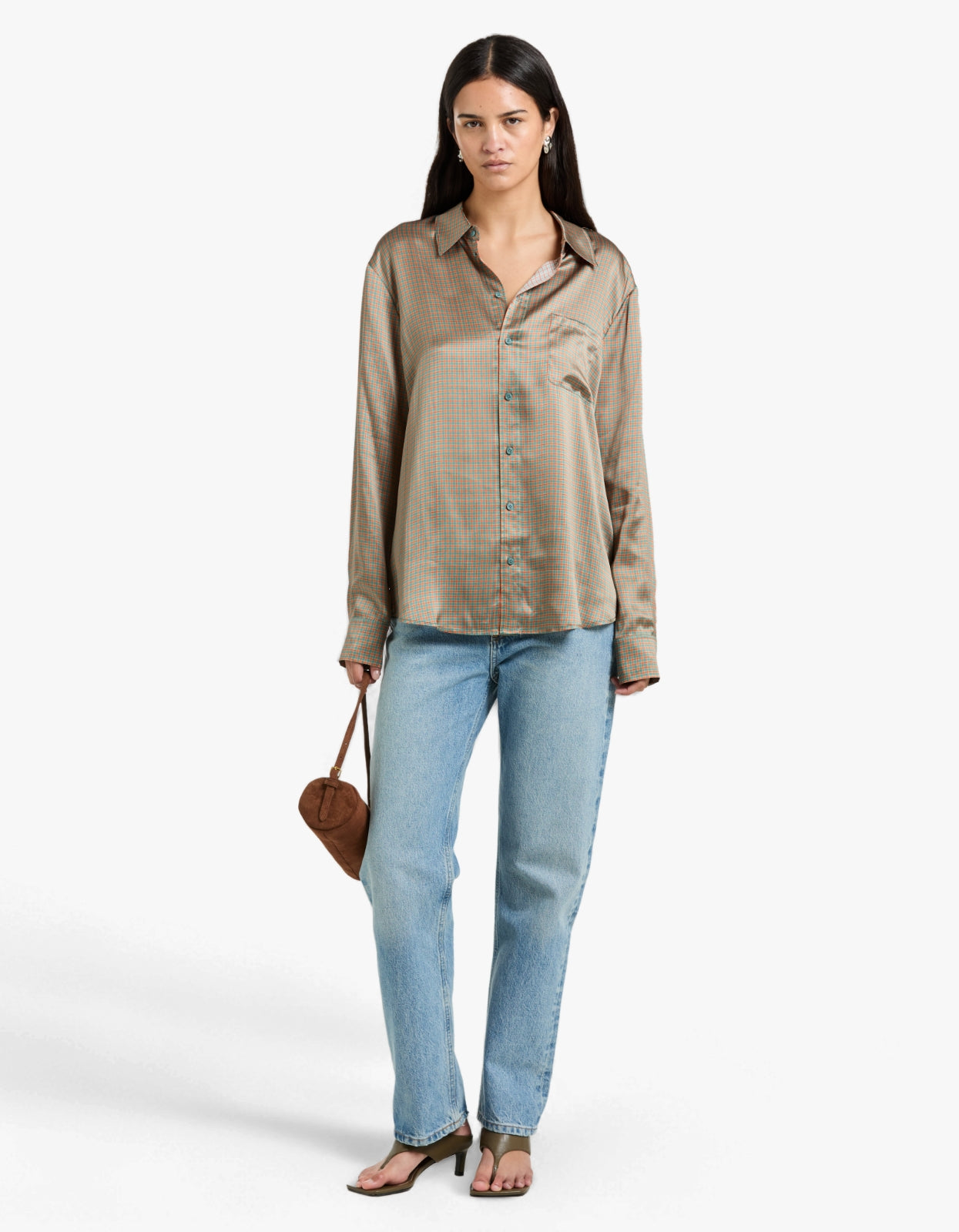 Boyfriend Shirt - Micro Plaid