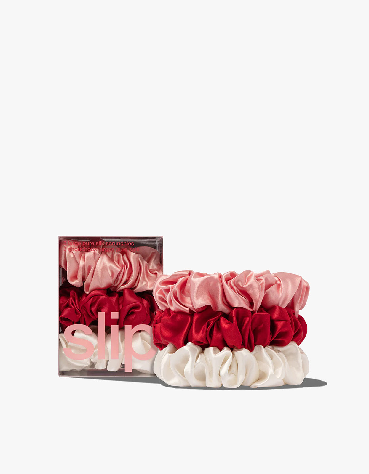 Rosy Large Scrunchie Set