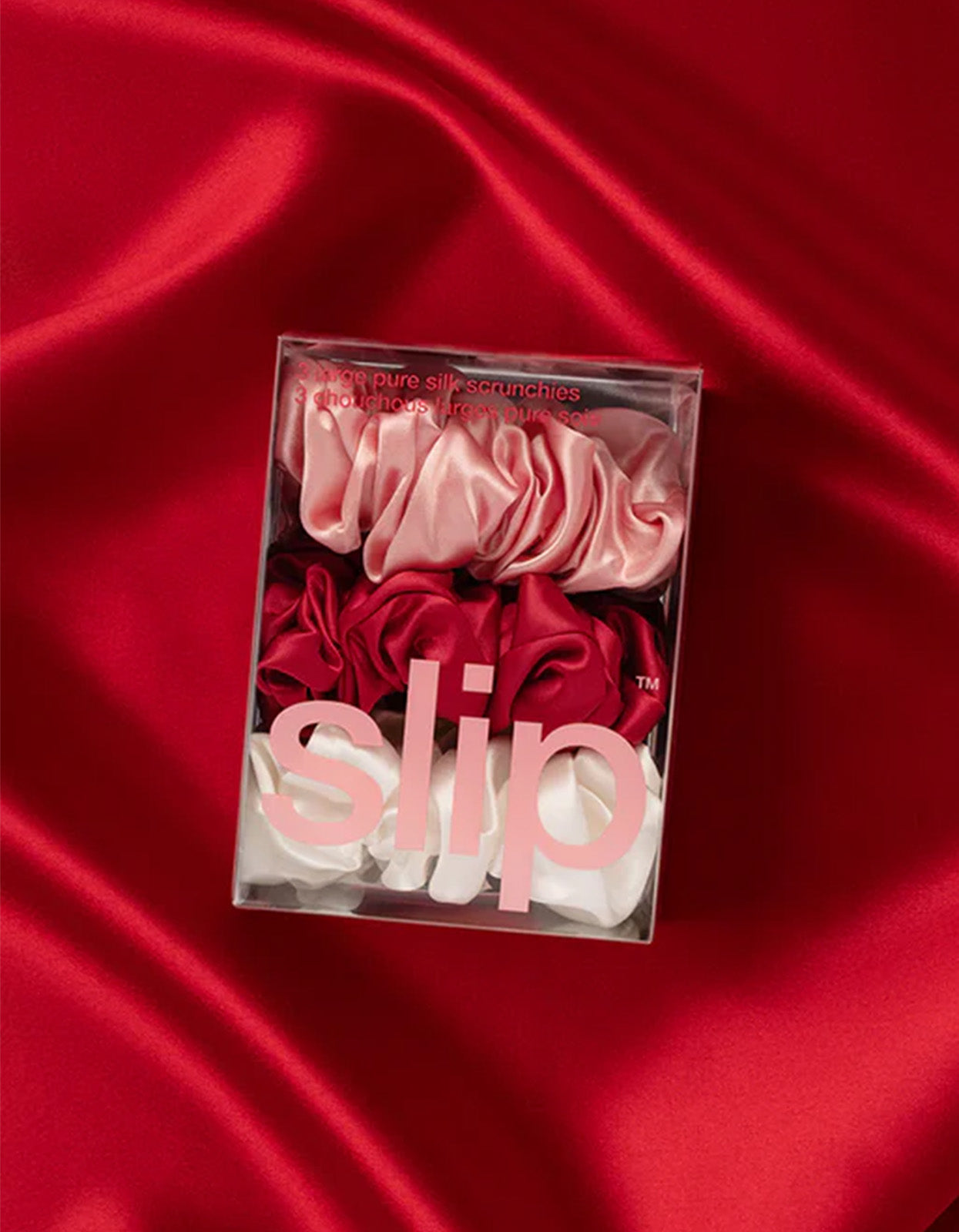 Rosy Large Scrunchie Set