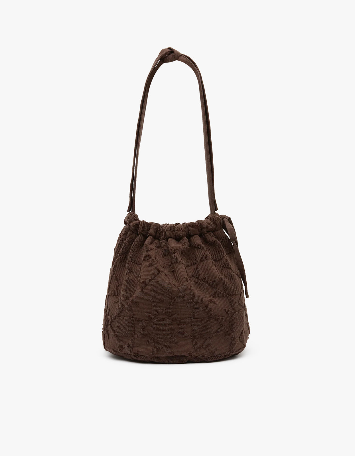 Towelling Bucket Bag - Solstice Truffle